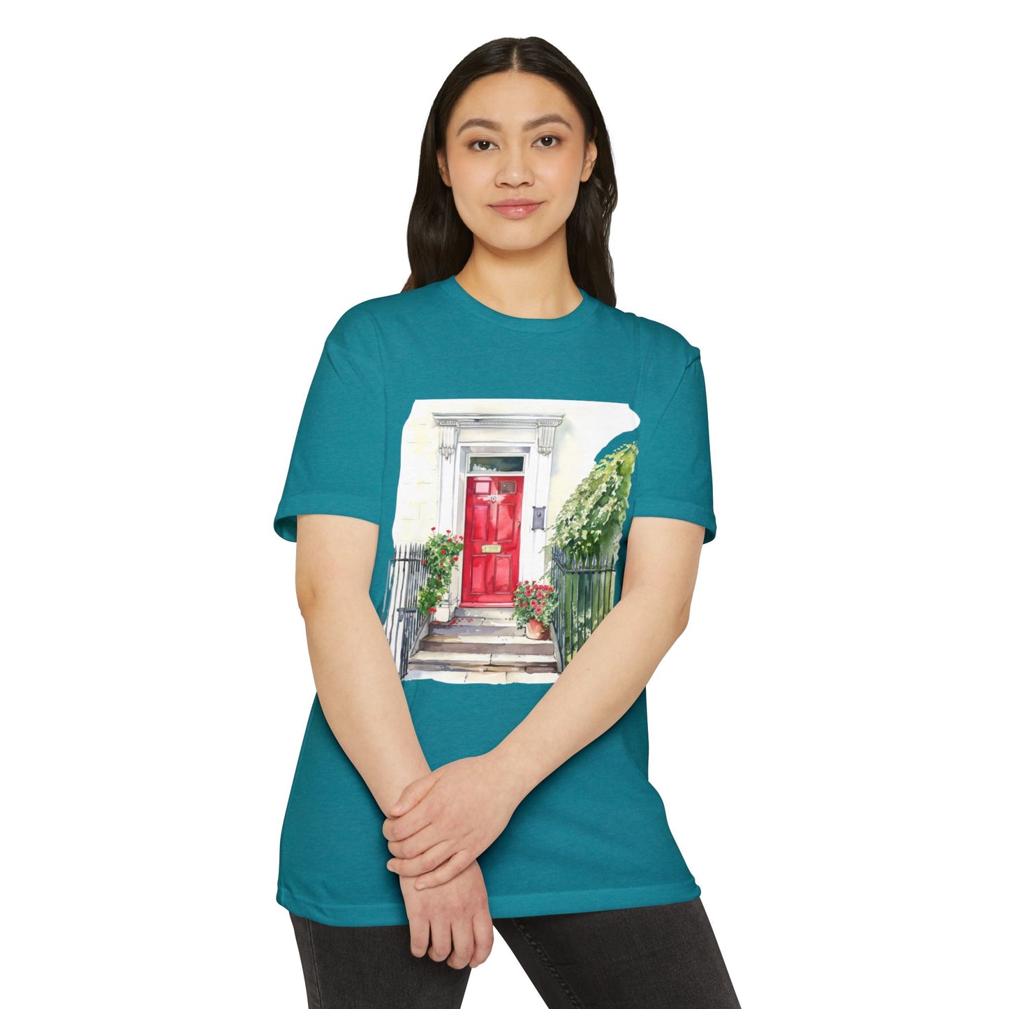Unisex CVC Jersey T-shirt - Scenic Landscapes and Natural Beauty