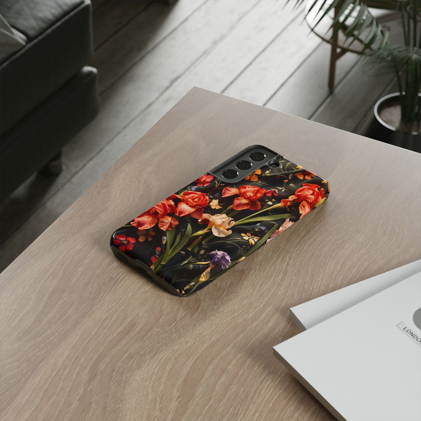 Floral Tough Case for Phone, Durable Protective Phone Cover, Gift for Flower Lovers, Phone Accessories, Spring Vibes