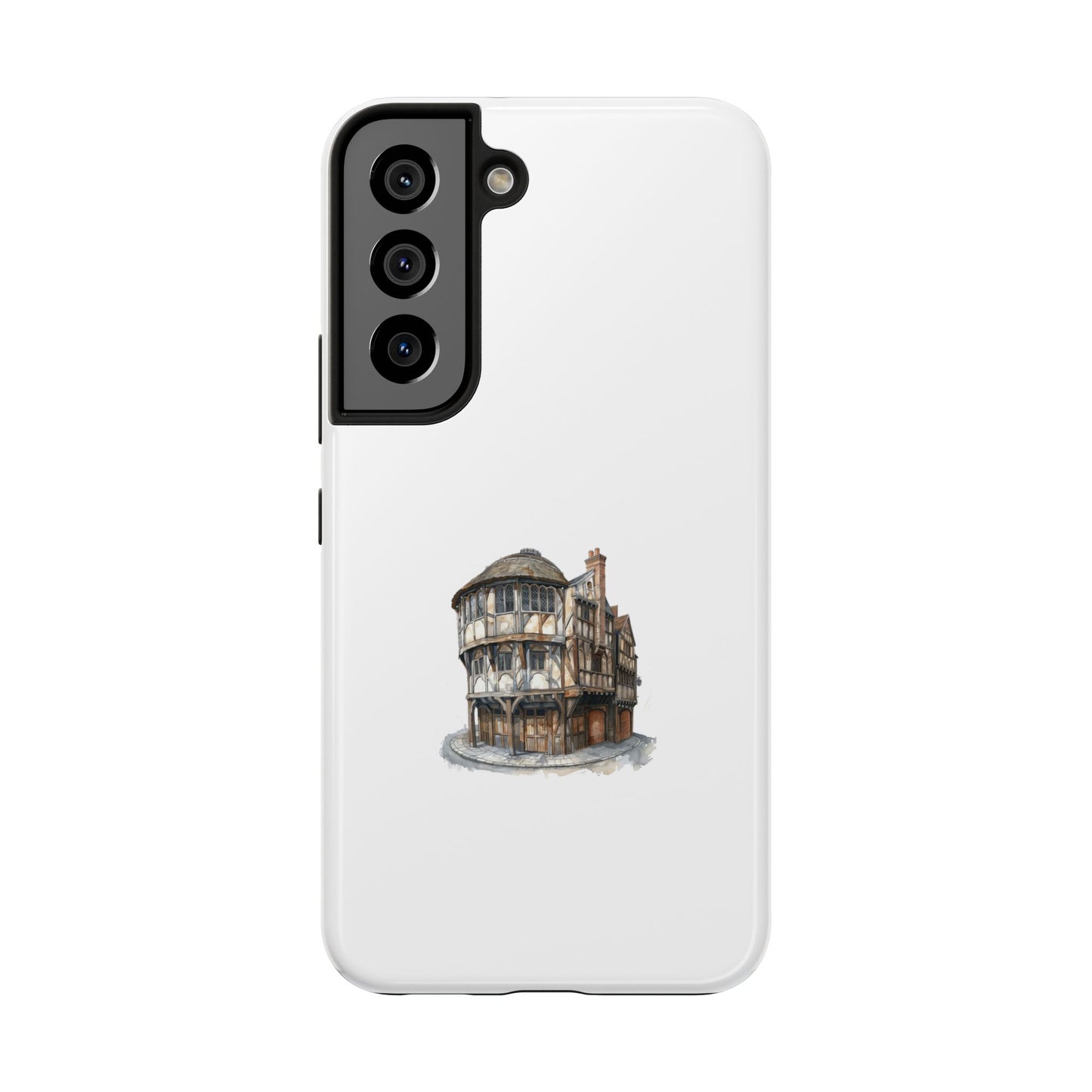 Artistic Tough Phone Case - Vintage Architectural Design