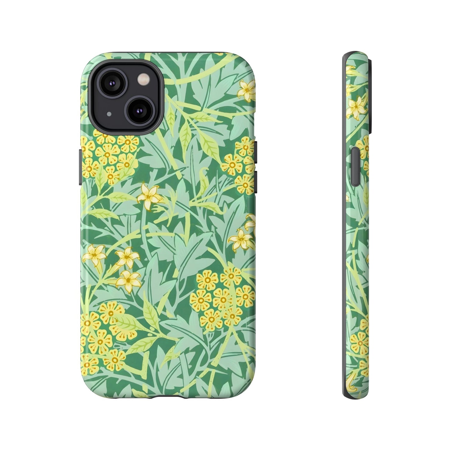 Tough Cases Organic Floral Phone Case, Stylish iPhone Cover, Eco-Friendly Gift, Nature Lover Accessory, Spring Decor, Unique Phone Protector