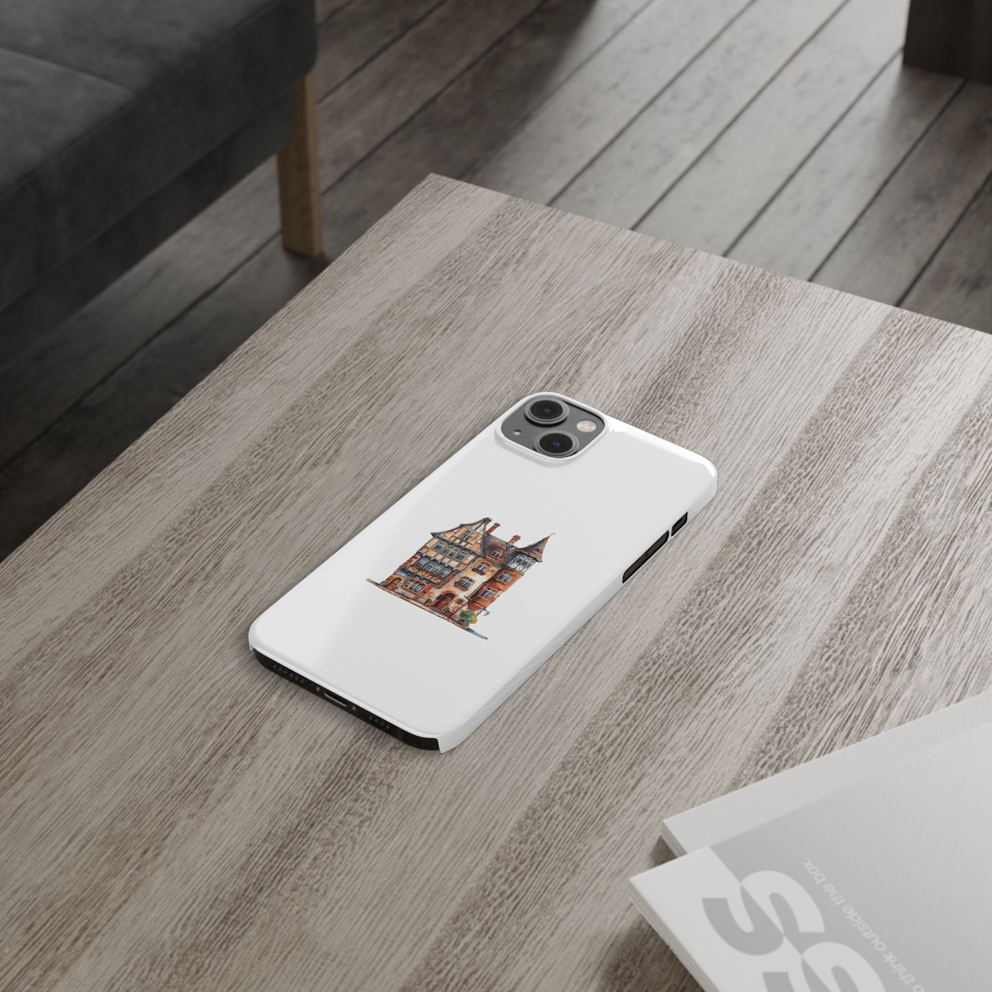 Charming House Design Slim Phone Cases - Perfect for Home Decor Lovers, Gifts, Phone Accessories, Unique, Personalized