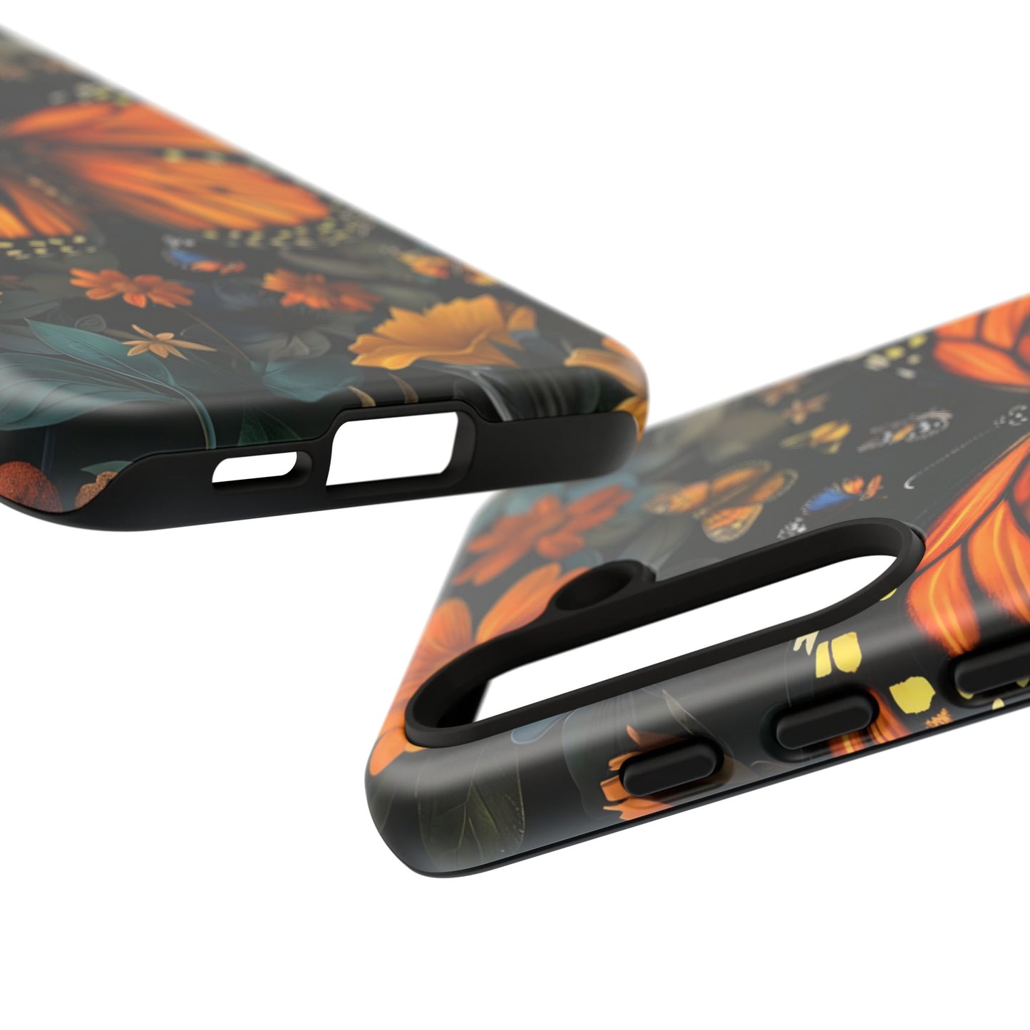 Monarch Butterfly Phone Case, Tough Cases, Nature Lover Gift, Floral Mobile Cover, Eco-Friendly Phone Accessory, Butterfly Design