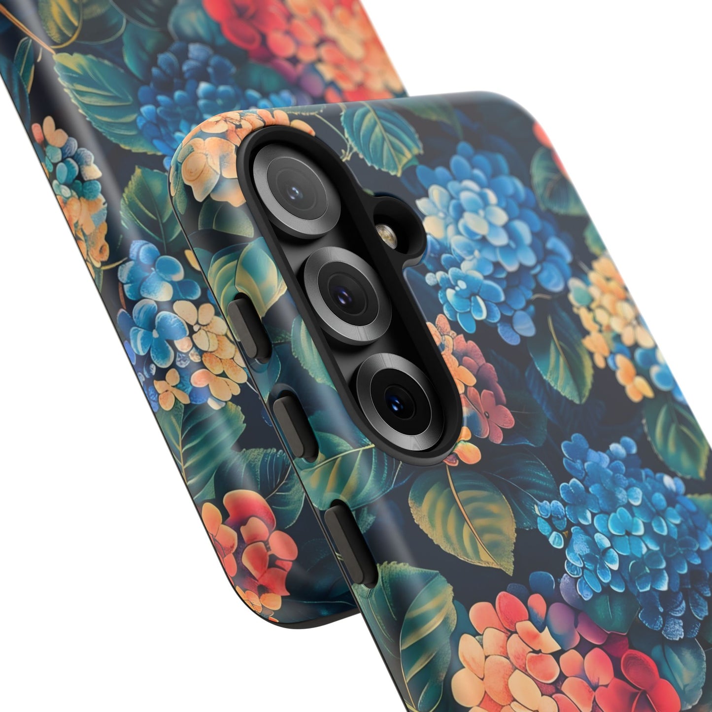 Floral Tough Phone Case, Durable Smartphone Cover, Flower Design, Gift for Her, Stylish Protection
