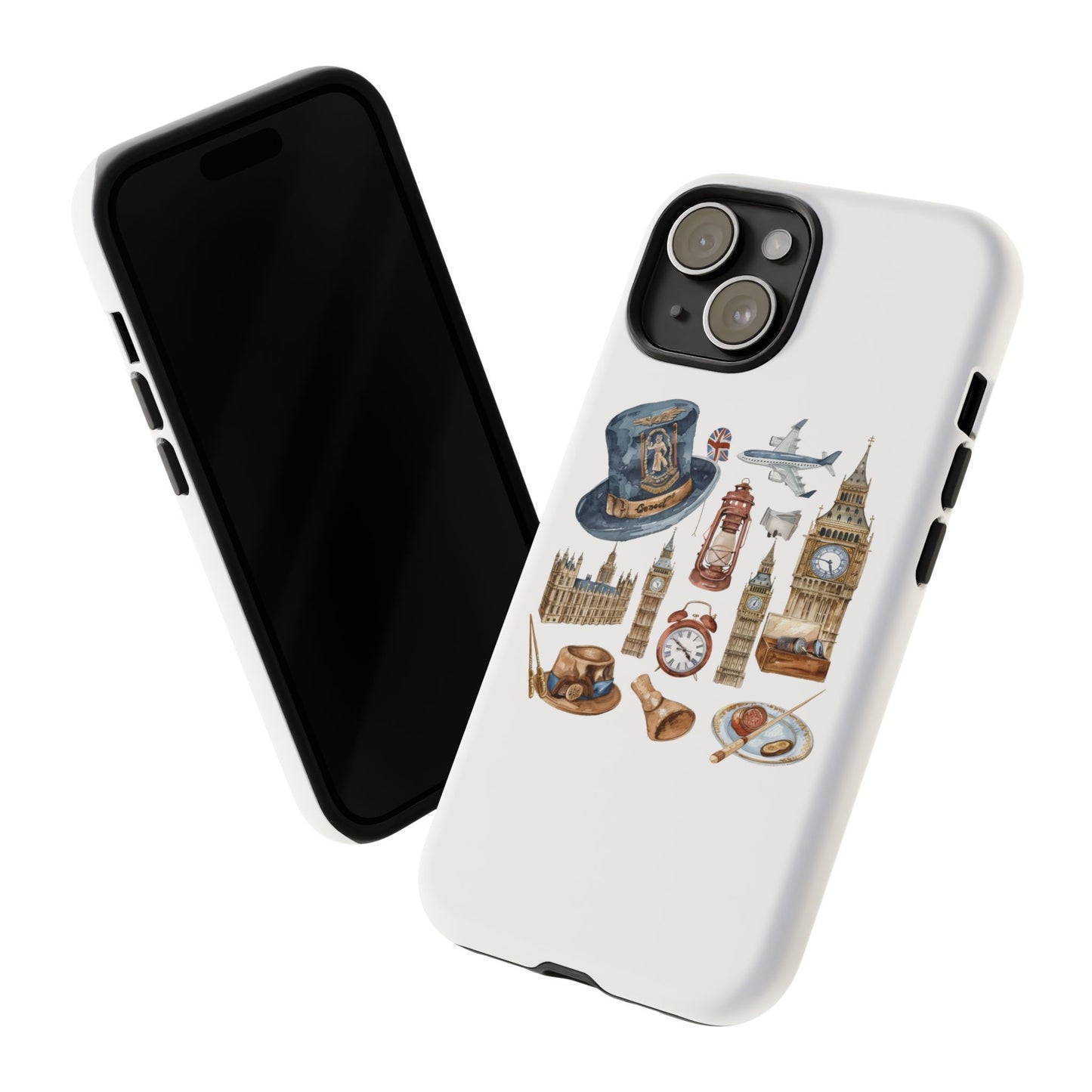 London-Themed Phone Case, Durable iPhone Cover, Gift for Travelers, Unique Cell Phone Accessories, Stylish Gadget Protection