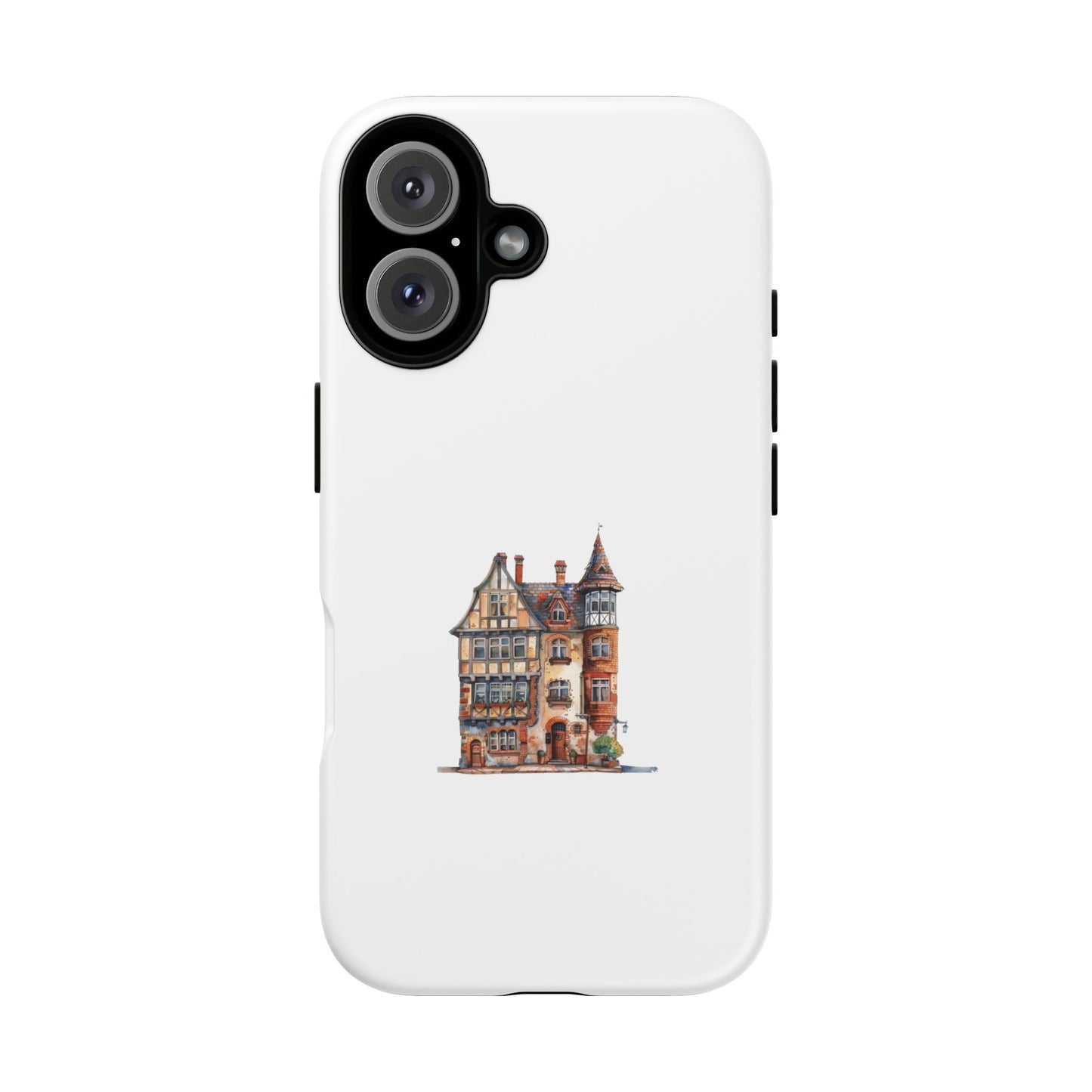 Artistic Phone Case with Vintage House Design