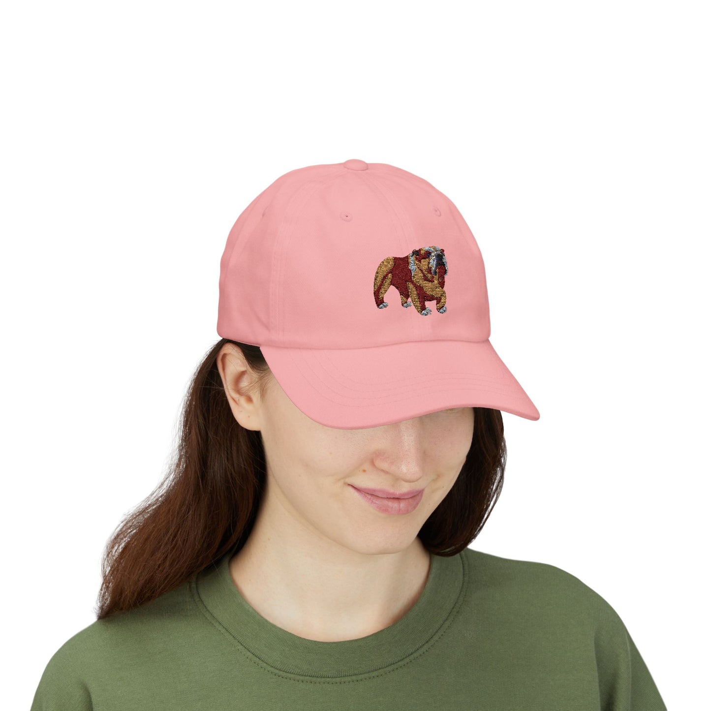 Classic Embroidered Dog Dad Cap, Gift for Dog Lovers, Adjustable Baseball Hat, Casual Wear, Summer Accessory