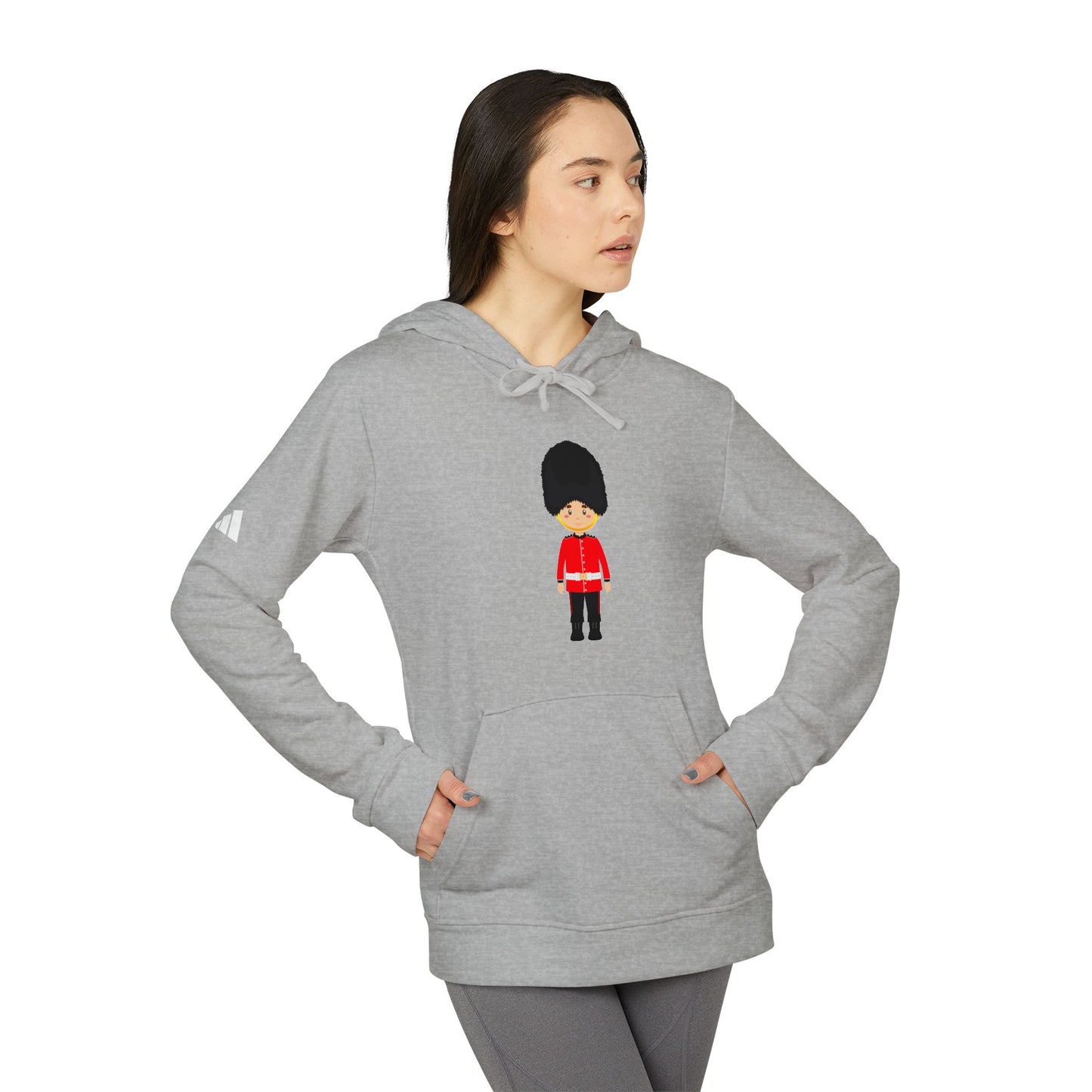 adidas Unisex Fleece Hoodie - Tradition in Scarlet - The British Red Jacket