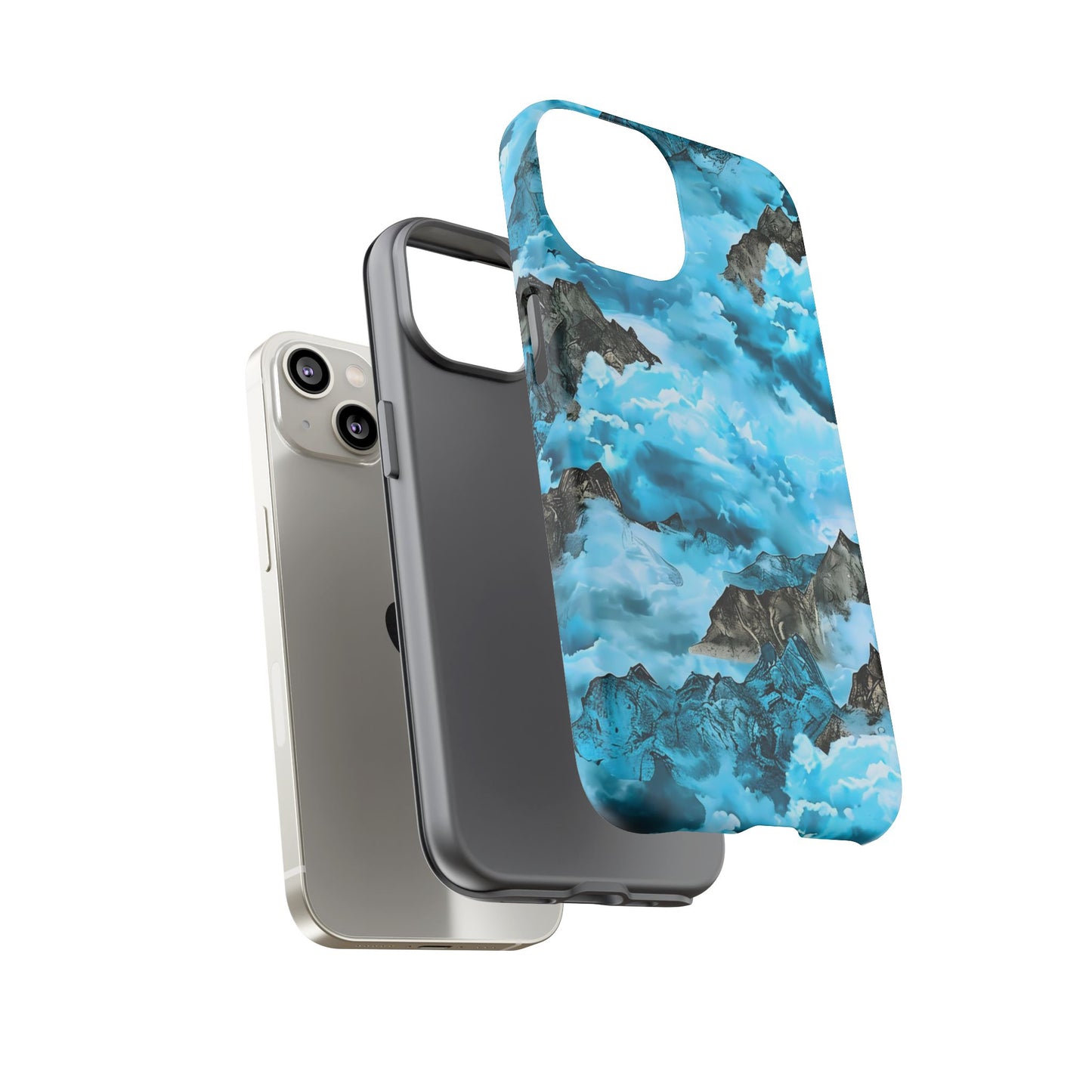 Mountain Wave Phone Case - Adventure Gear, Outdoor Gifts, Stylish Cases, Trendy Accessories, Nature Lovers