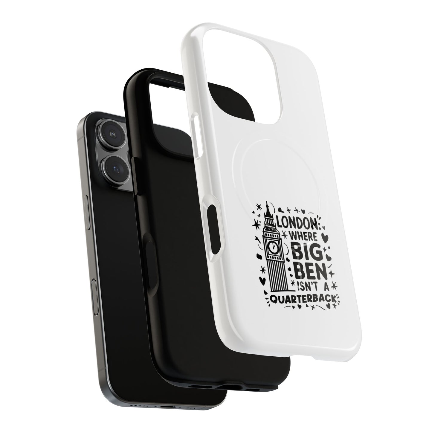 Magnetic Phone Case - London Big Ben Design, Protective Cover, Gift for Travelers, Trendy Accessory, Unique Phone Case