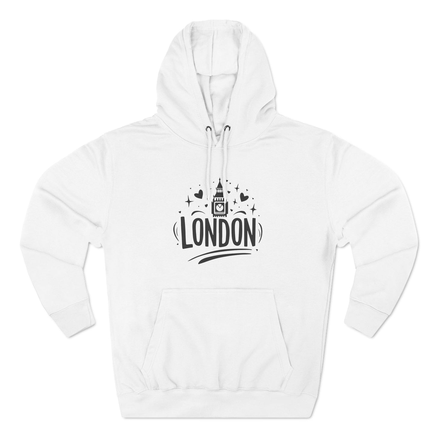 Cool London Cozy Three-Panel Fleece Hoodie