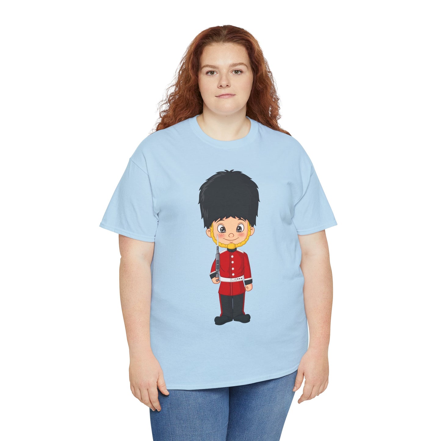 Unisex Heavy Cotton Tee - Bodmin’s Brave - The Iconic Red Jacket