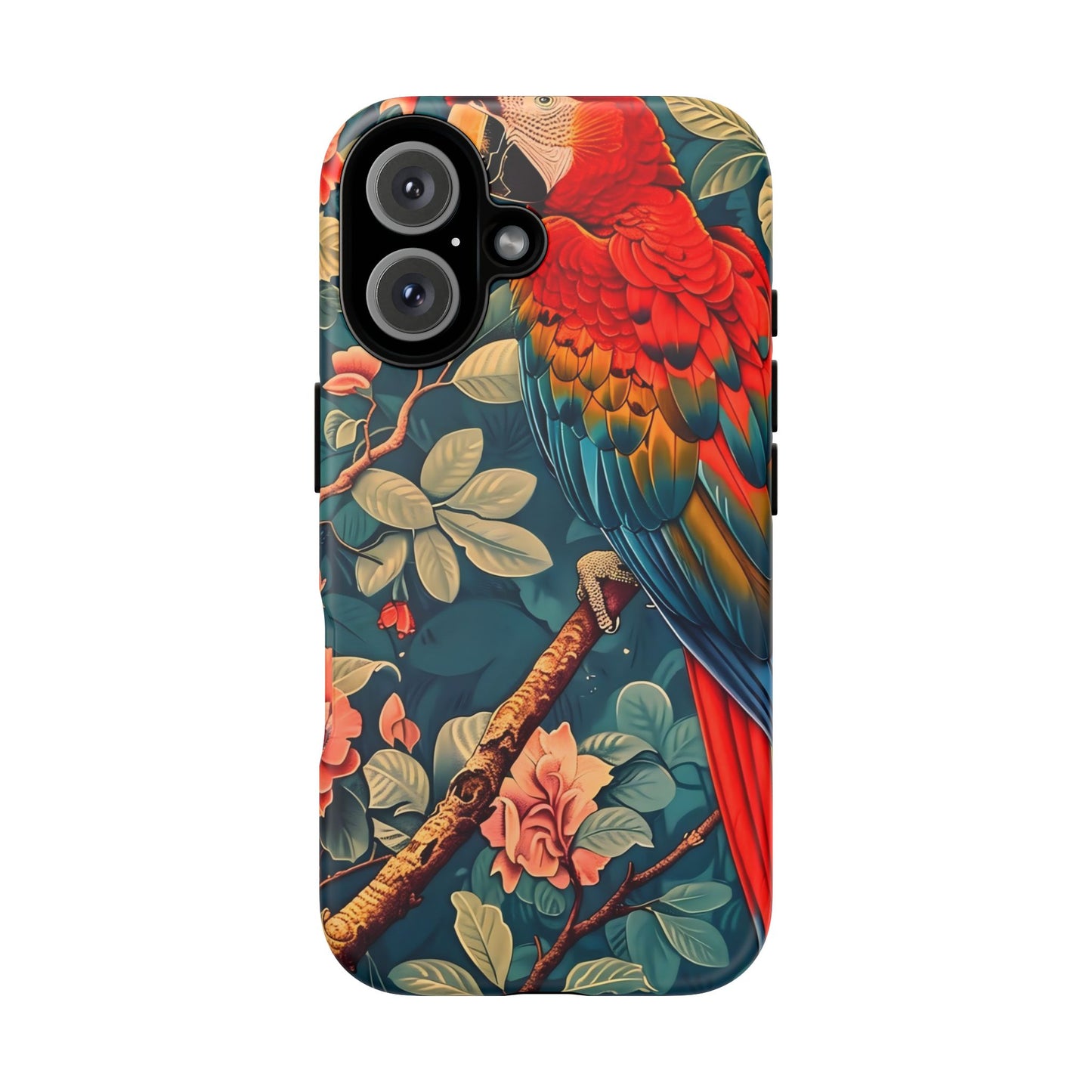 Tough Cases - Colorful Parrot Phone Case, Tropical Bird Phone Cover, Nature Lover Gift, Animal Print Case, Eco-Friendly Accessories