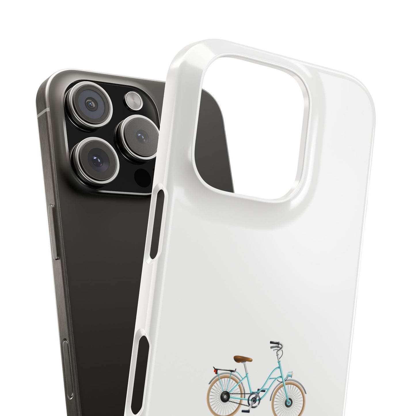 Vintage Bicycle Slim Phone Case, Phone Cover, Aesthetic Phone Accessory, Customizable Gift, Eco-Friendly Case