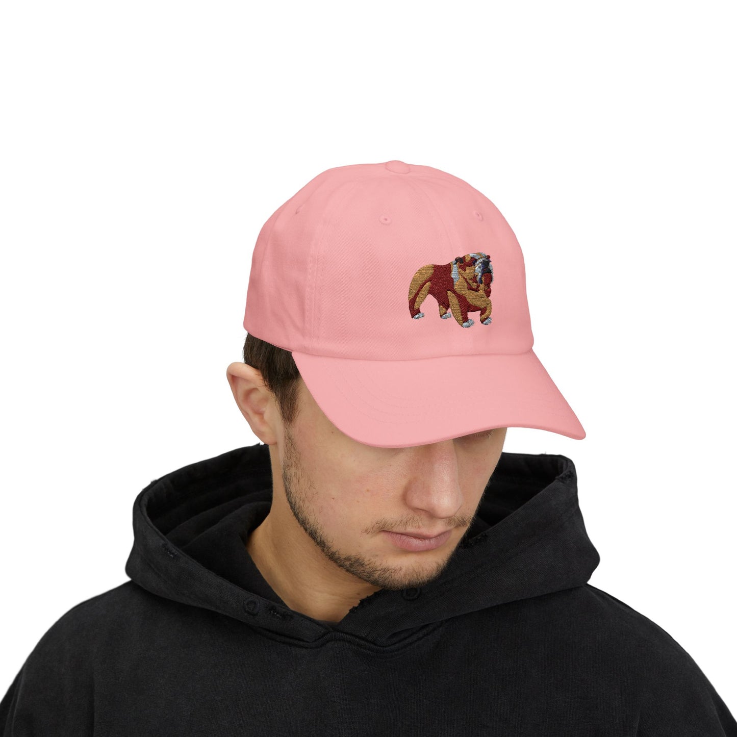Classic Embroidered Dog Dad Cap, Gift for Dog Lovers, Adjustable Baseball Hat, Casual Wear, Summer Accessory
