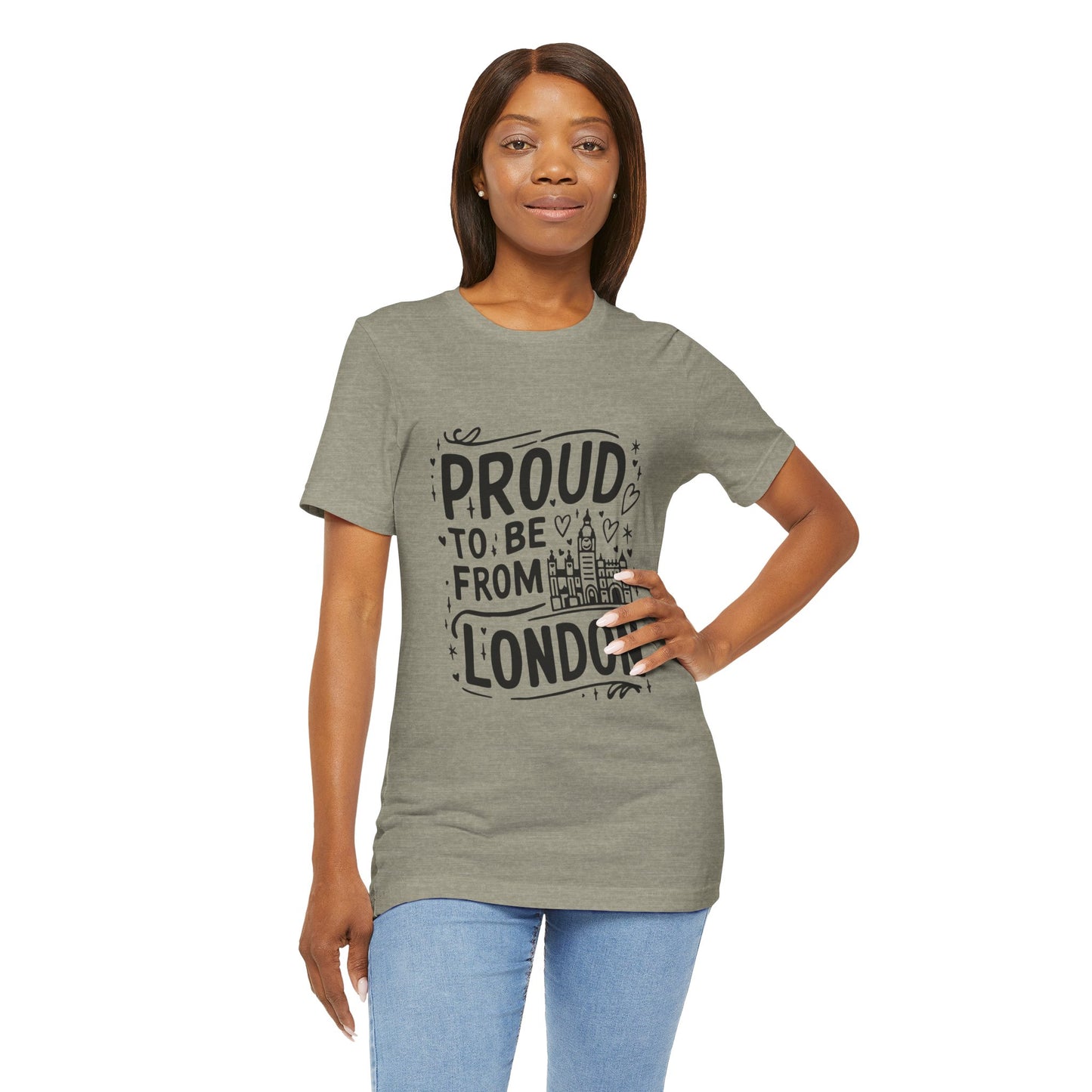 Unisex Jersey Short Sleeve Tee - Proud to be from London