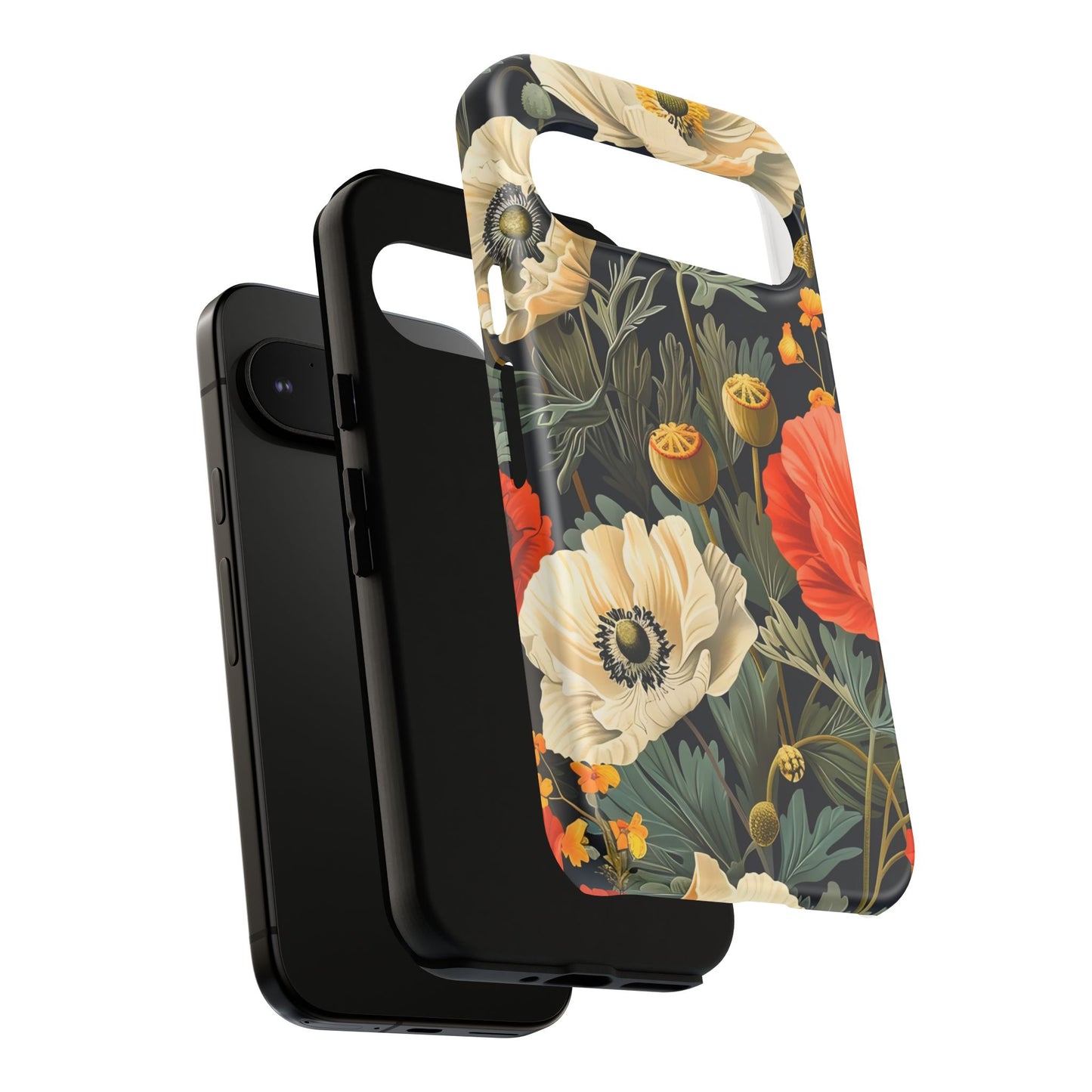 Floral Phone Case - Tough Cases with Vibrant Garden Design, Phone Accessory, Gift for Her, Spring Style, Nature Lover