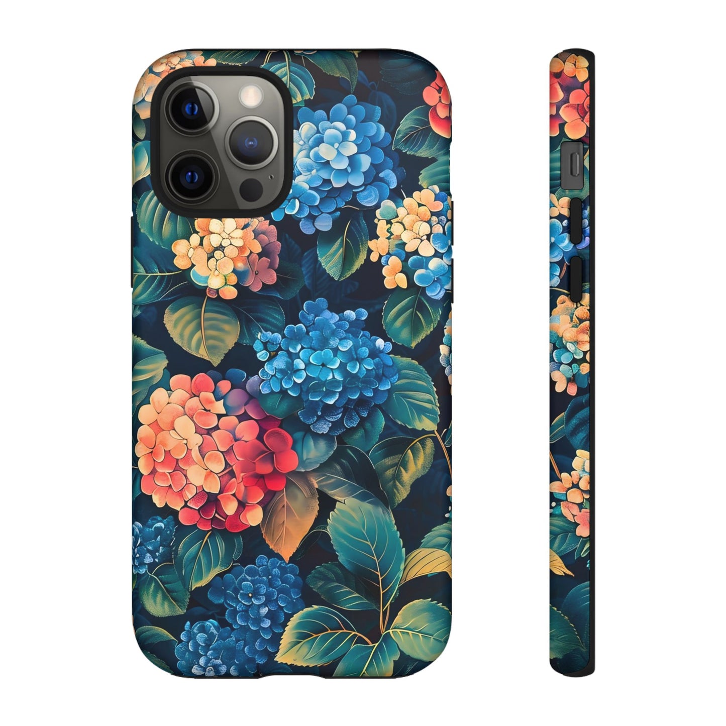 Floral Phone Case, Stylish Tough Case for Gardener Gift, Flower Lover Accessory, Pretty Floral Design, Protective Case