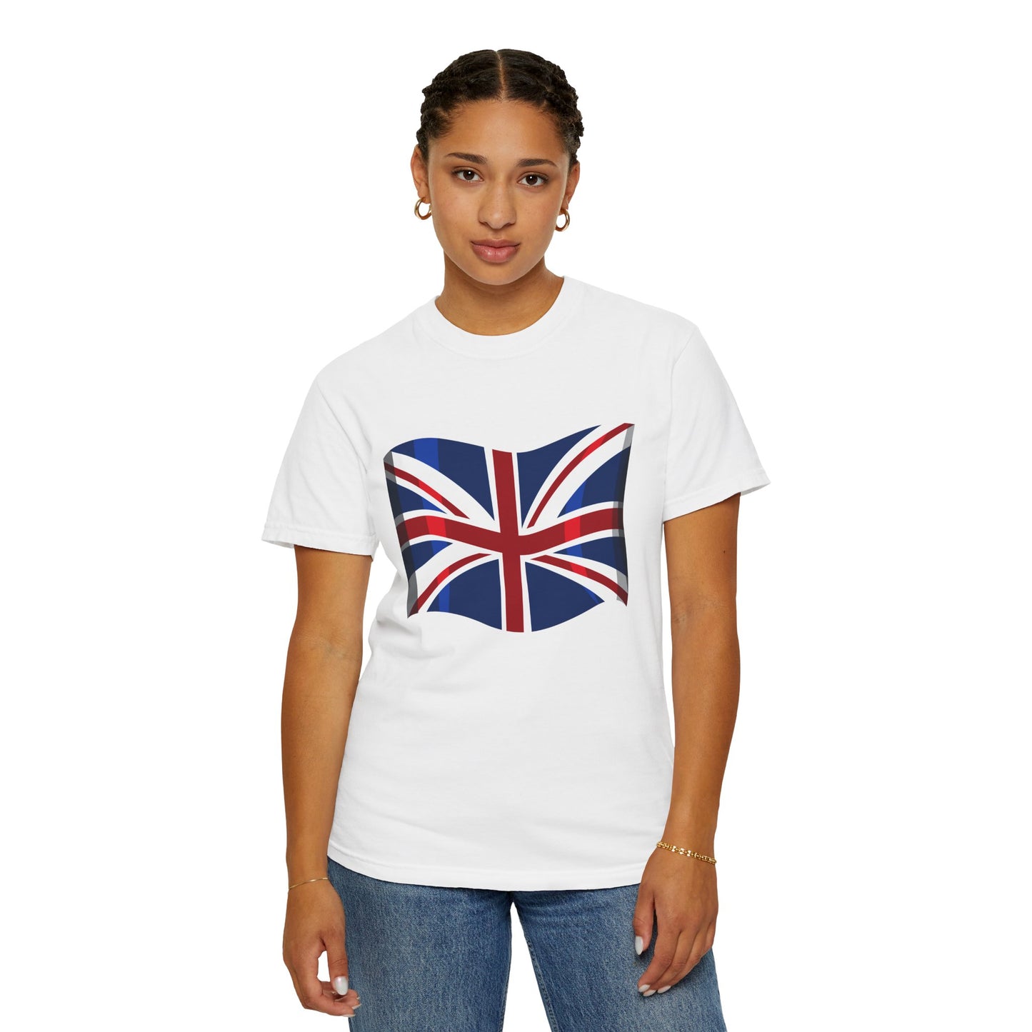 Unisex Garment-Dyed T-shirt - The Union Jack - Symbol of Britain