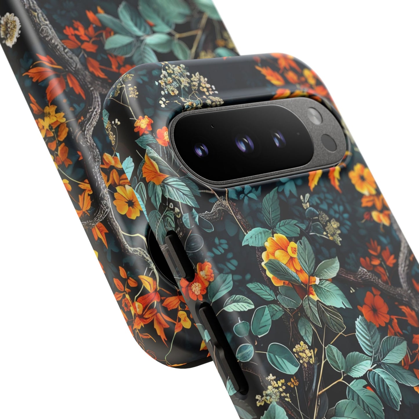Floral Phone Case | Tough Cases, Protective Cover, Gift for Her, Autumn Vibes, Floral Phone Accessory, Unique Design