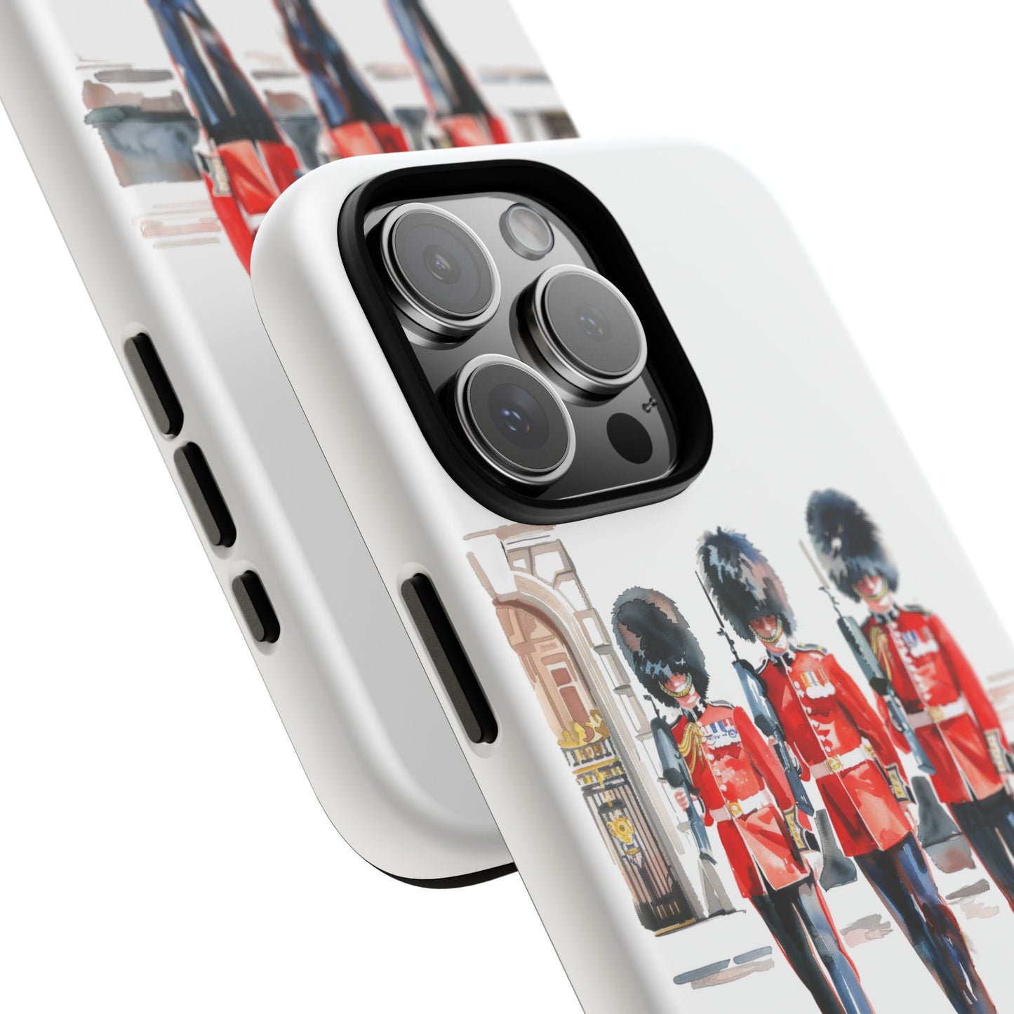Phone Case with Royal Guard Design, Unique Cell Cover, London Souvenir, Tough Phone Case, Gift for Travelers, Stylish Street Photography