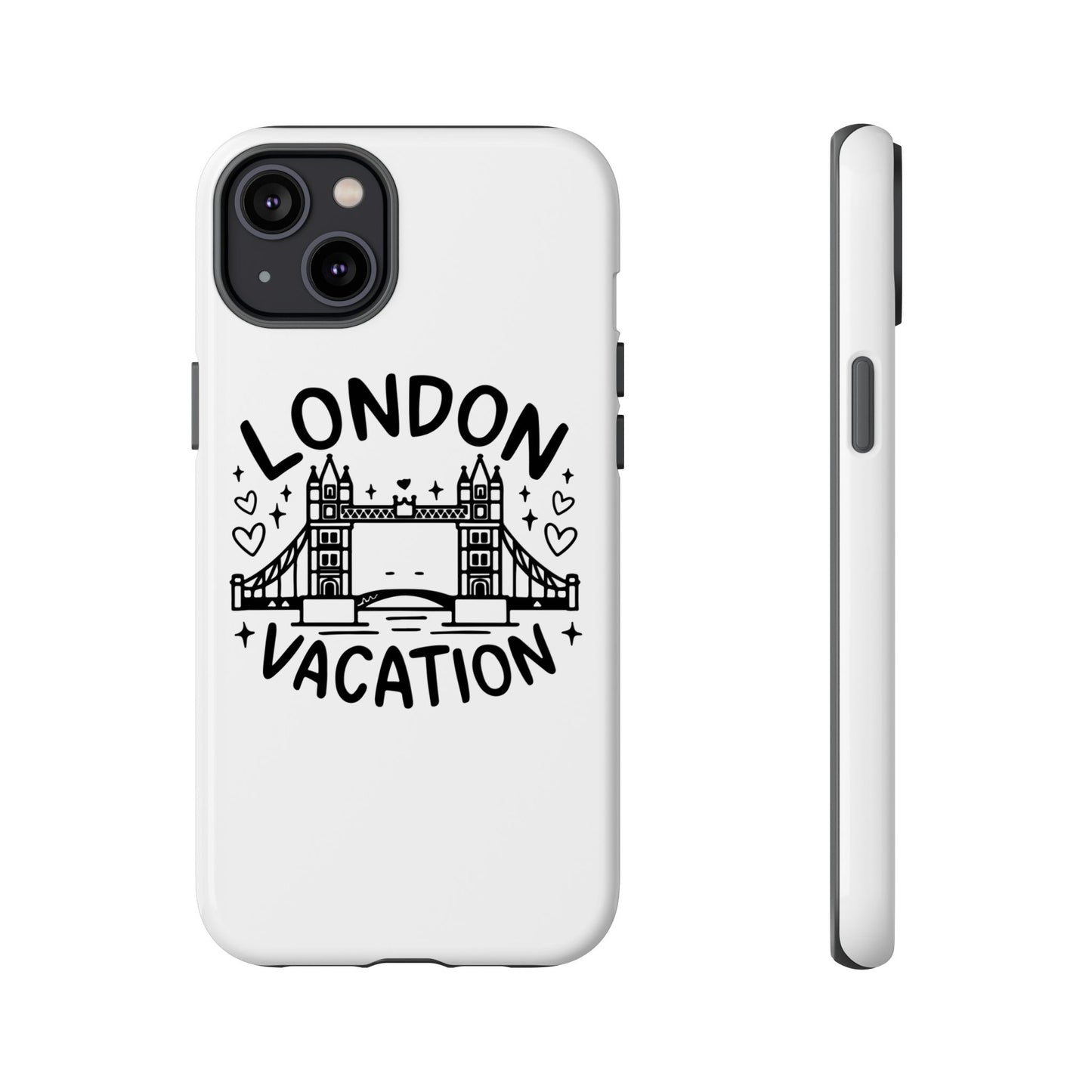 London Vacation Phone Case, Travel Accessories, Unique Gift, London Lover, Custom Phone Cover, Vacation Souvenir