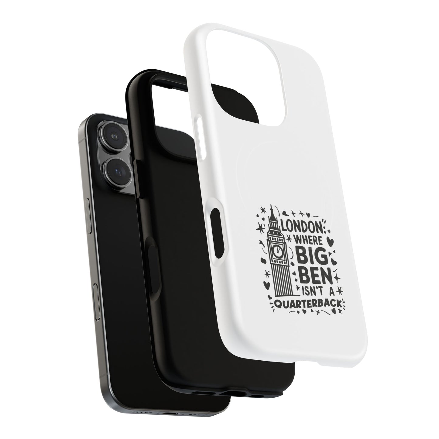 Magnetic Phone Case - London Big Ben Design, Protective Cover, Gift for Travelers, Trendy Accessory, Unique Phone Case