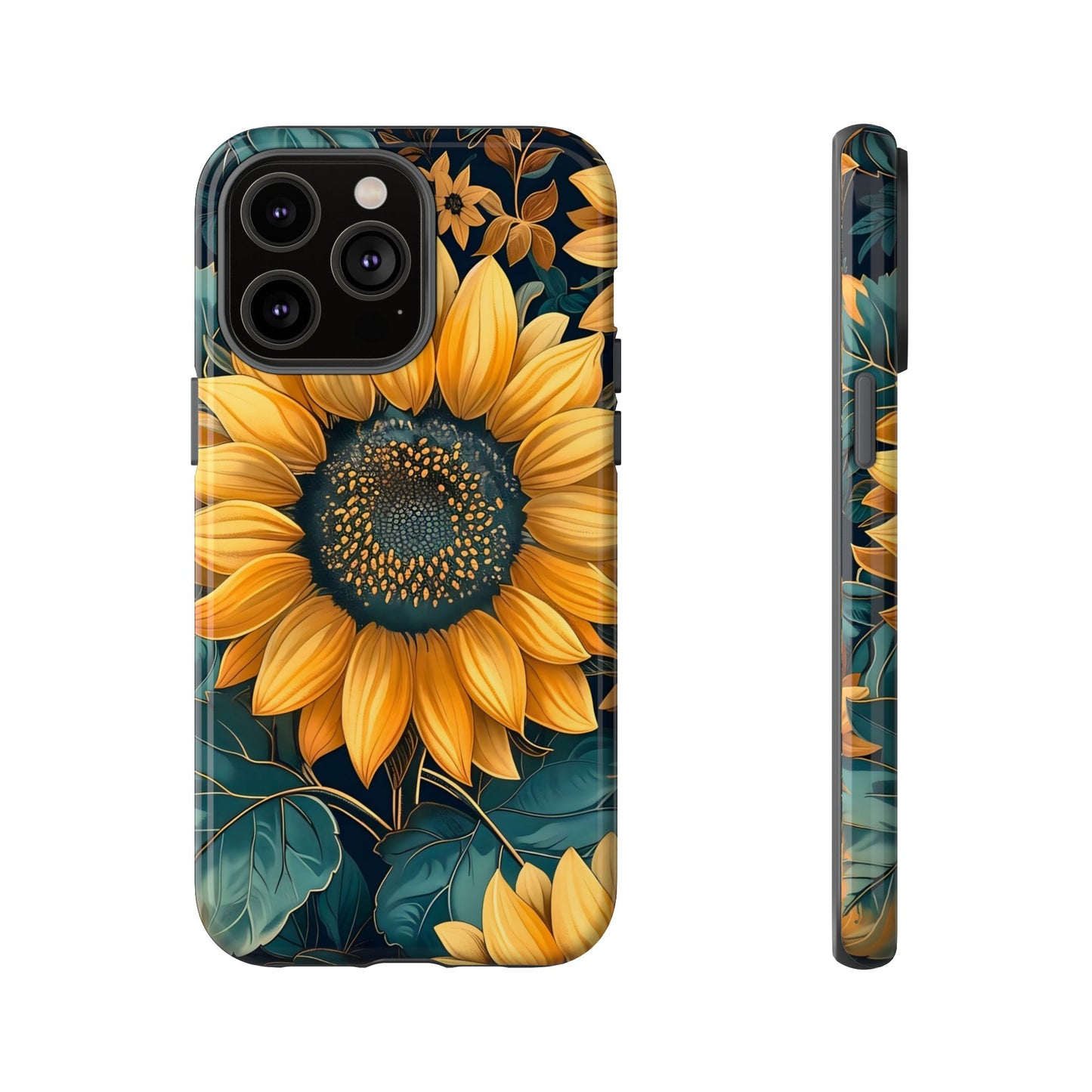 Sunflower Phone Case - Bright Floral Design, Stylish Tough Cover for Sunflower Lovers, Gift for Plant Enthusiasts, Mom Gift, Nature Lovers