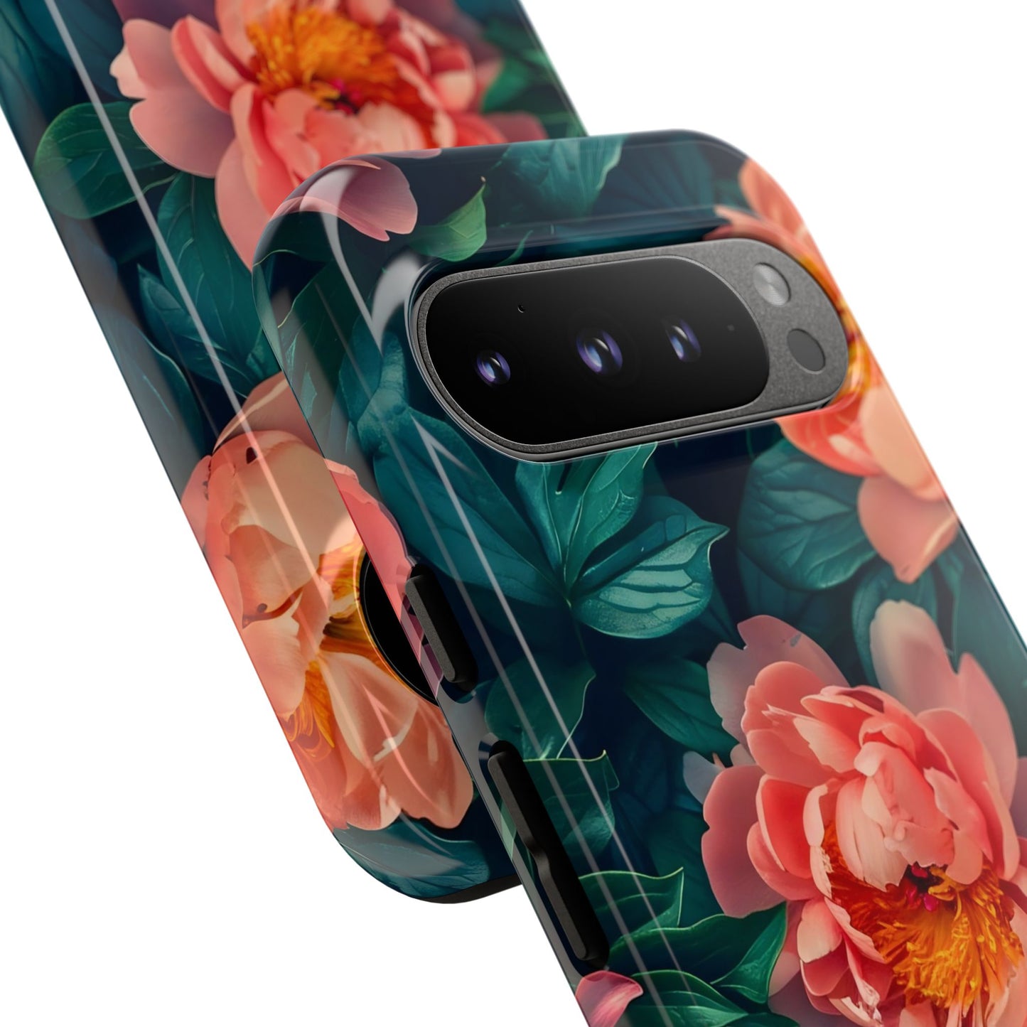 Floral Phone Case - Tough Cases, Flower Design, Botanical Art, Phone Accessory, Gift for Her, Nature Lovers