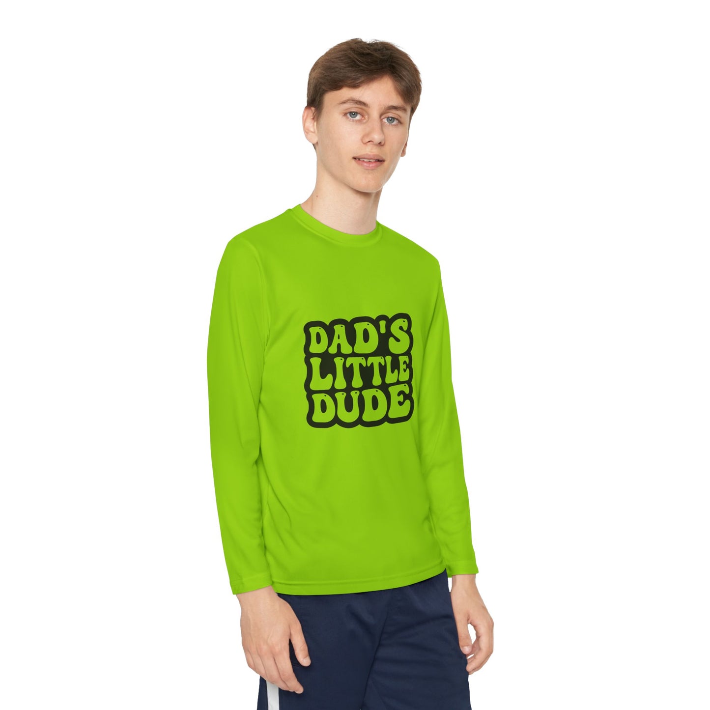 Youth Long Sleeve Tee - 'Dad's Little Dude'