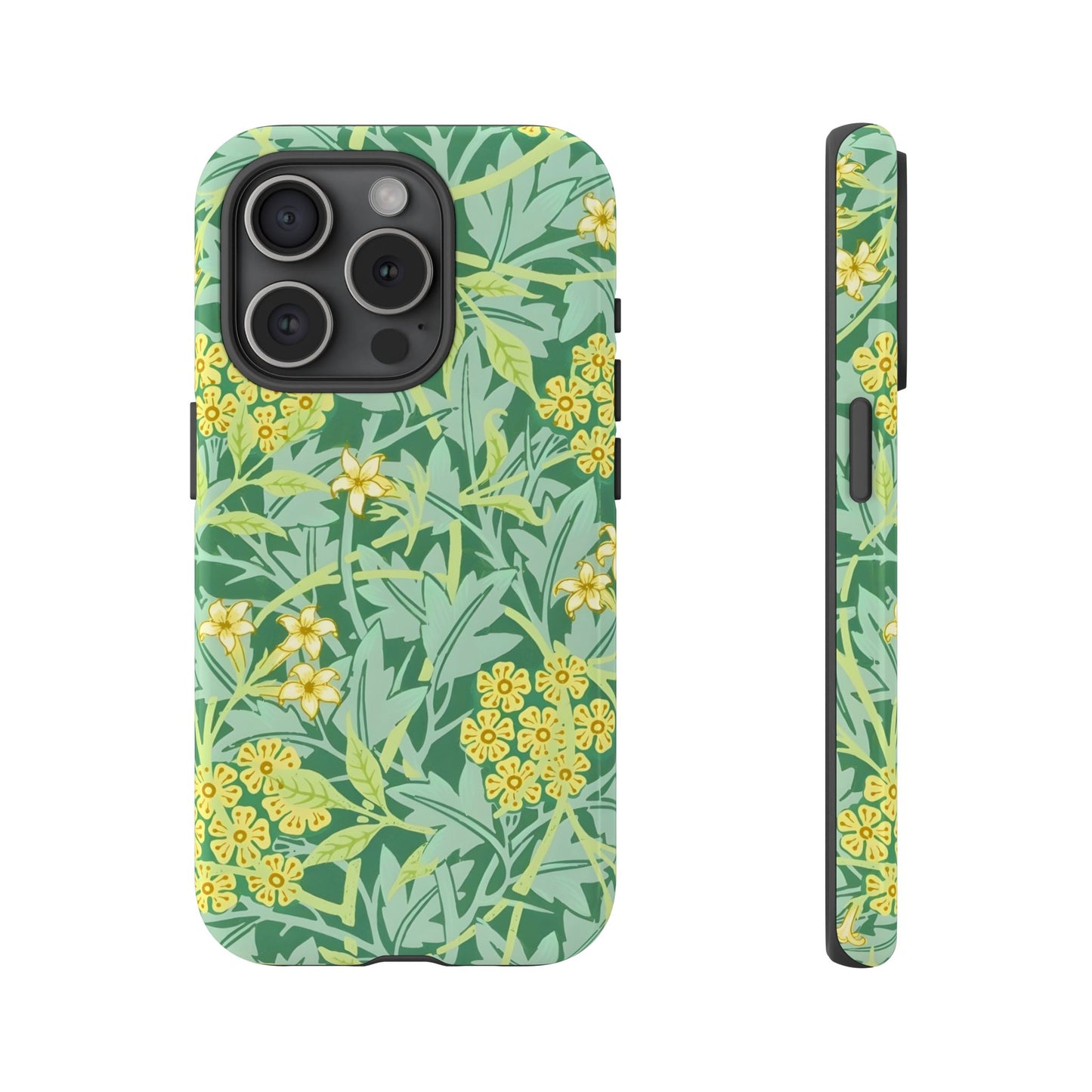 Tough Cases Organic Floral Phone Case, Stylish iPhone Cover, Eco-Friendly Gift, Nature Lover Accessory, Spring Decor, Unique Phone Protector