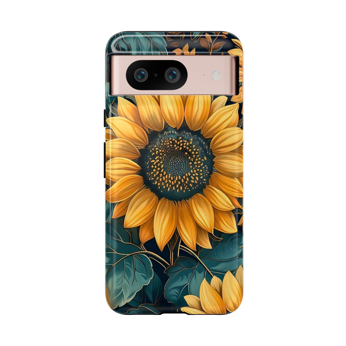Sunflower Phone Case - Bright Floral Design, Stylish Tough Cover for Sunflower Lovers, Gift for Plant Enthusiasts, Mom Gift, Nature Lovers
