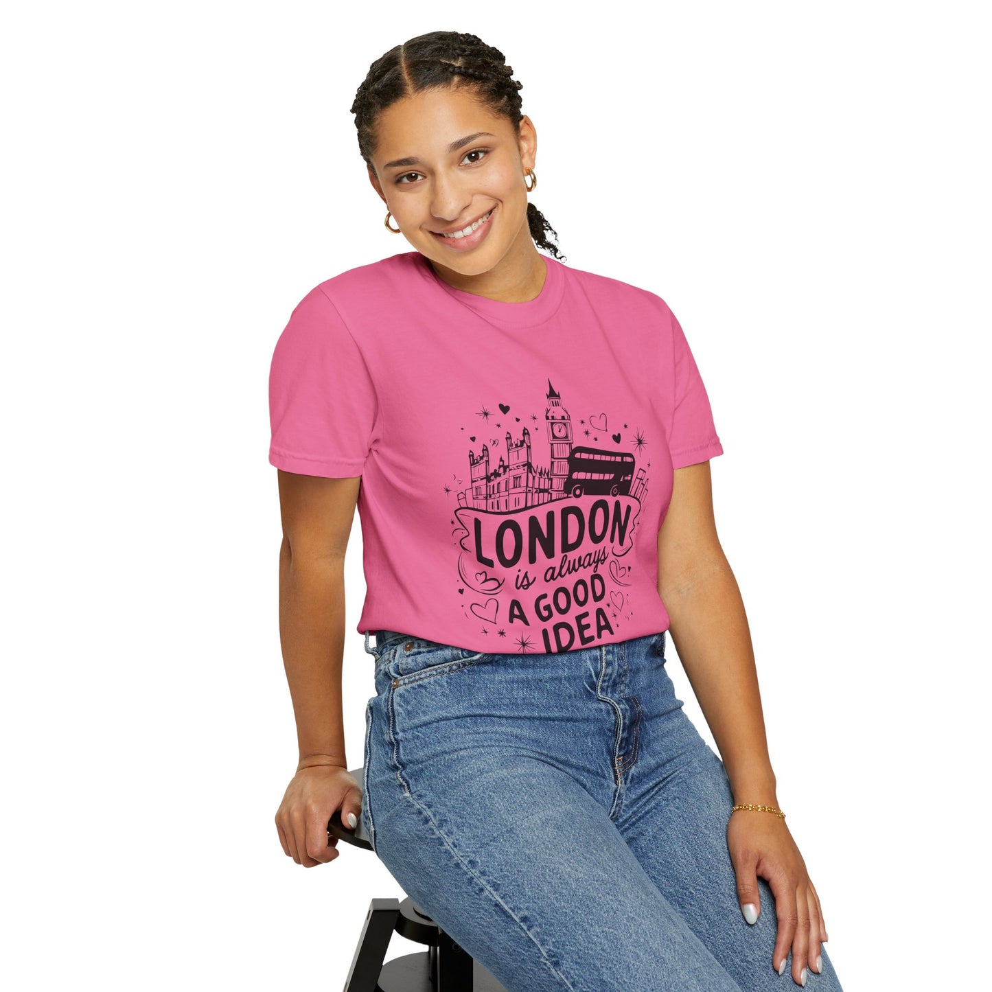 Unisex Garment-Dyed T-shirt - London is Always a good idea