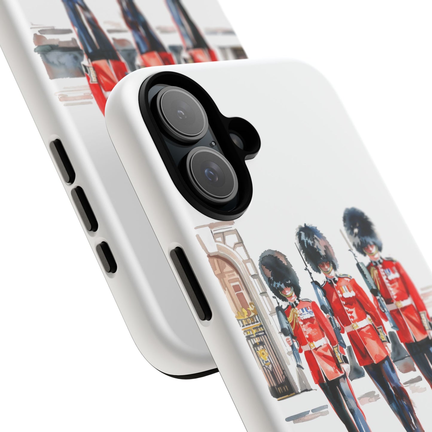 Phone Case with Royal Guard Design, Unique Cell Cover, London Souvenir, Tough Phone Case, Gift for Travelers, Stylish Street Photography