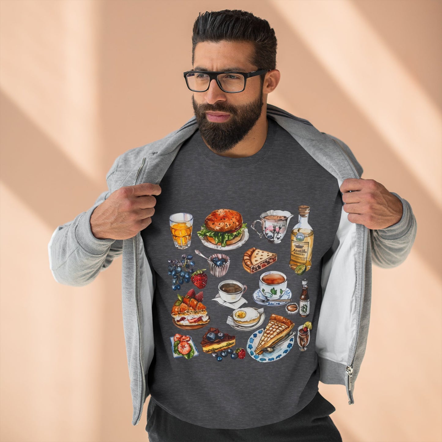 Unisex Crewneck Sweatshirt - Vintage London Icons