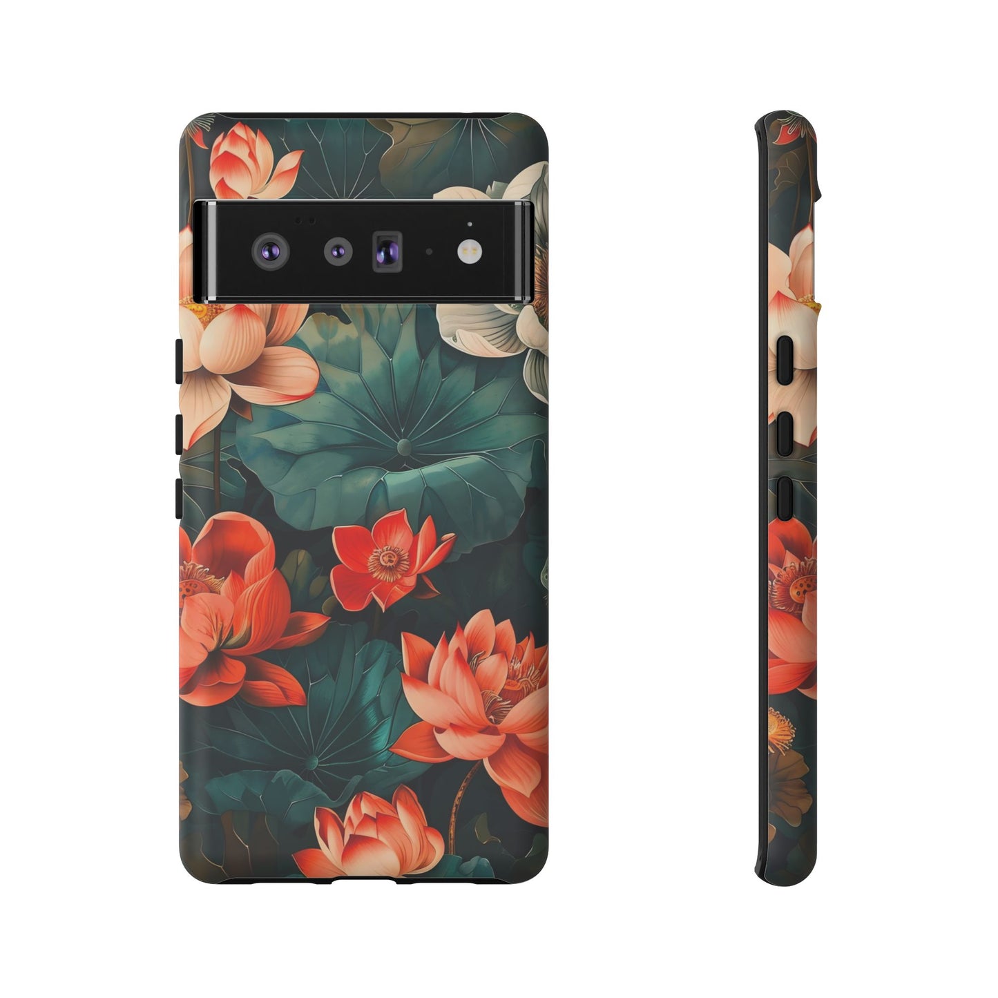 Flower Phone Case, Floral Phone Cover, Tough Case for Floral Lovers, Gift for Her, Stylish Tech Accessories