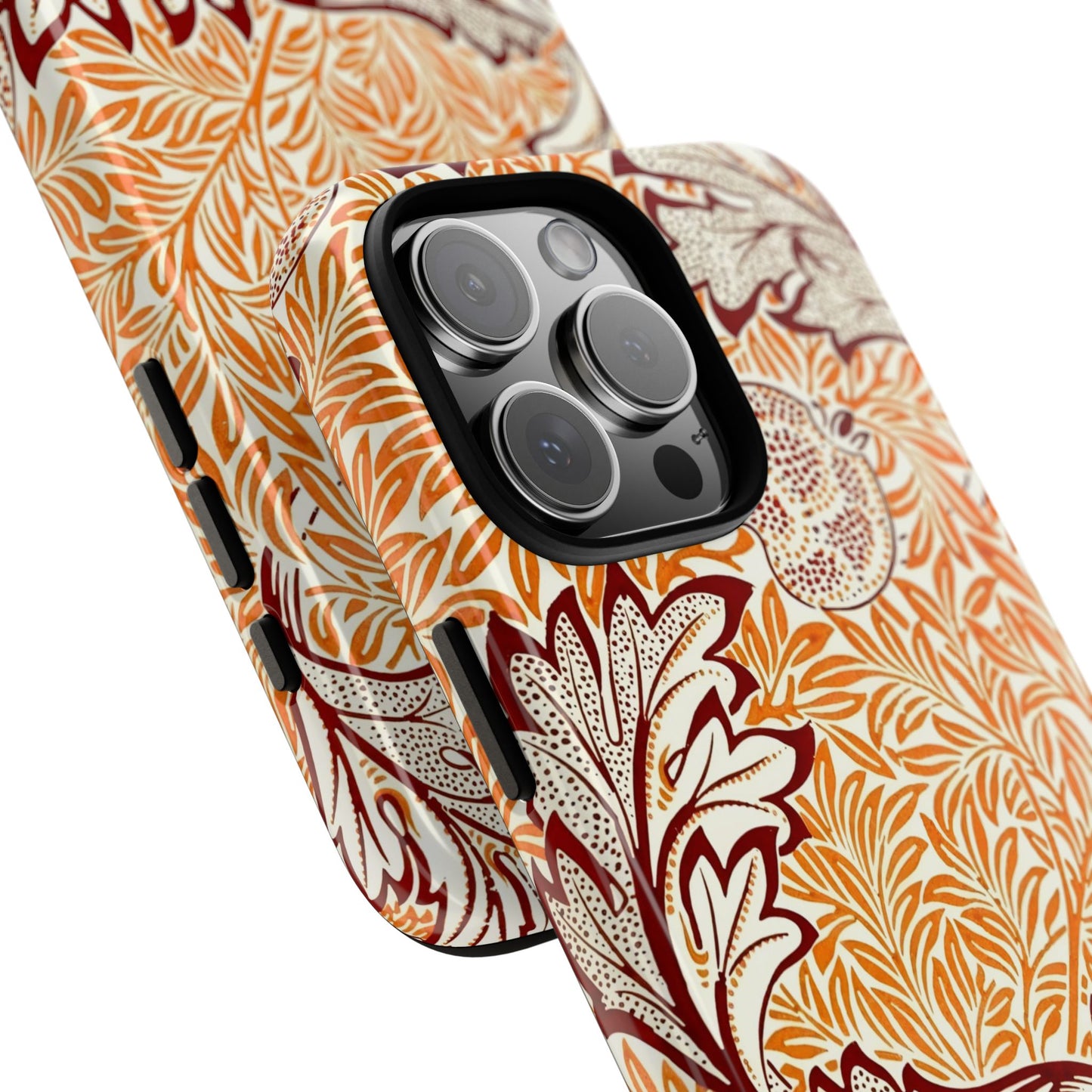 Stylish Phone Case, Tough Cases with Floral Design, Protective Cover, Gift for Her, Cute Phone Accessory