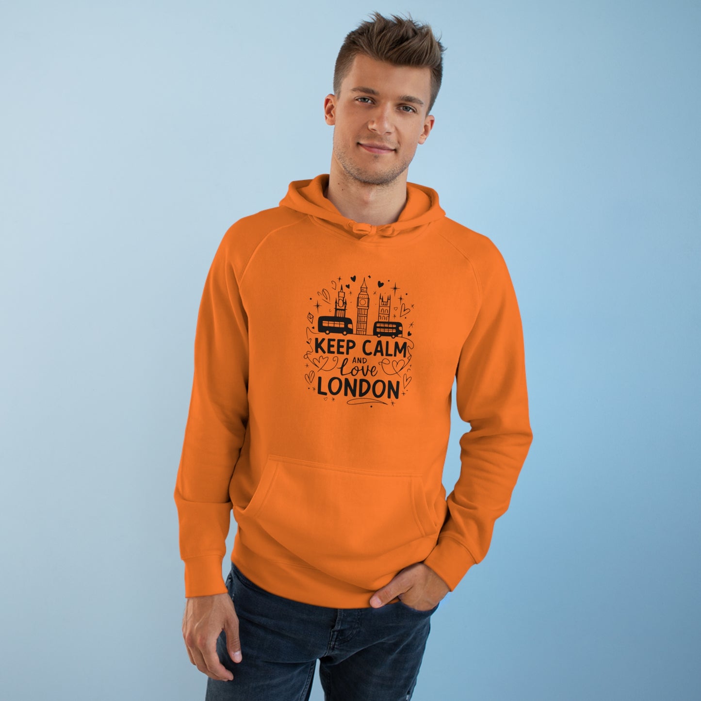 Unisex Hoodie - Keep Calm and Love London