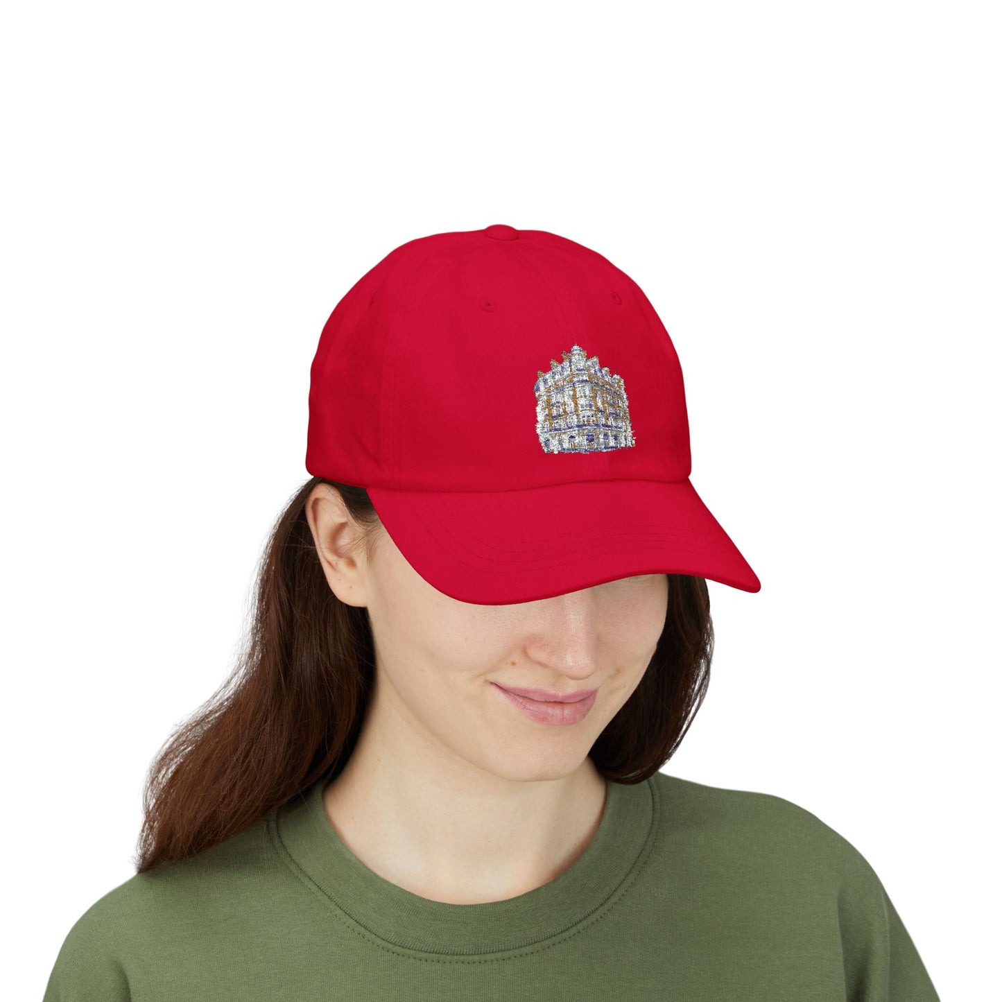 Classic Dad Cap with Unique Architectural Design, Casual Hat for Men and Women, Father's Day Gift, Trendy Dad Accessories