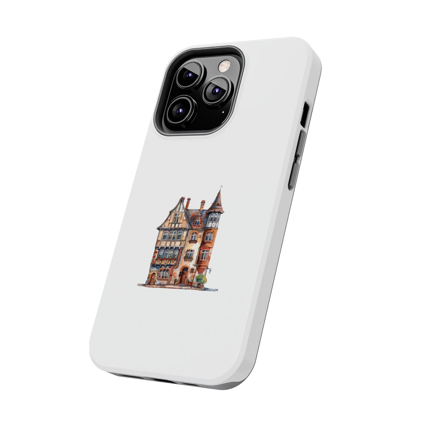 Artistic Tough Phone Cases with Vintage Architecture Design