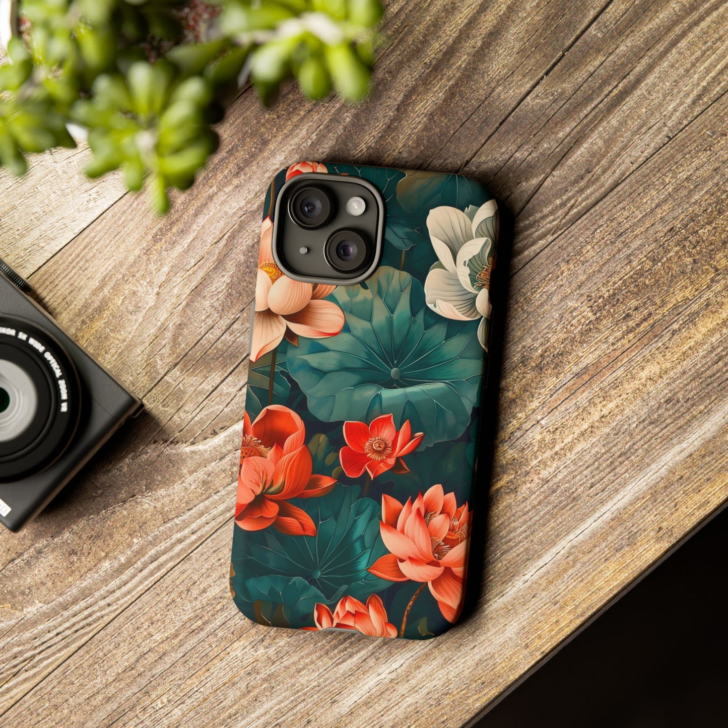 Flower Phone Case, Floral Phone Cover, Tough Case for Floral Lovers, Gift for Her, Stylish Tech Accessories