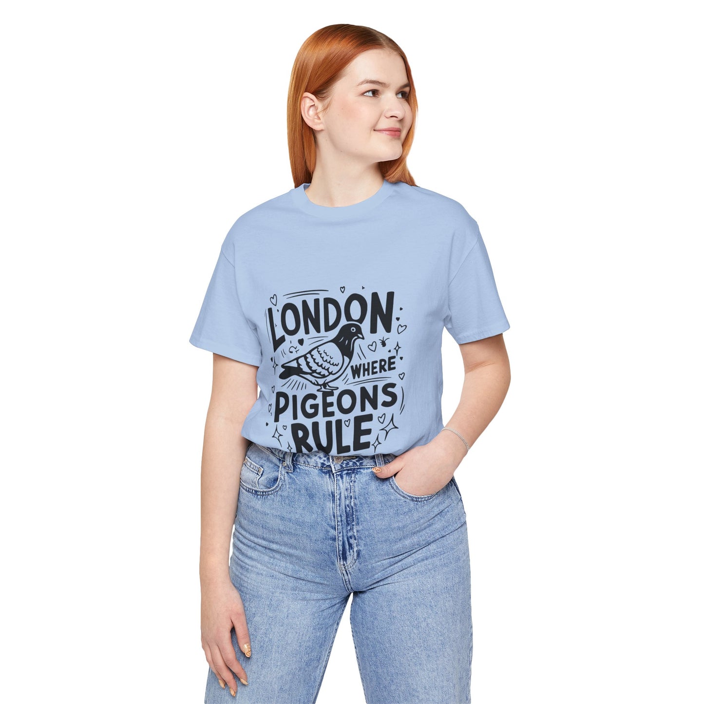 Unisex Jersey Short Sleeve Tee - London where Pigeons Rule
