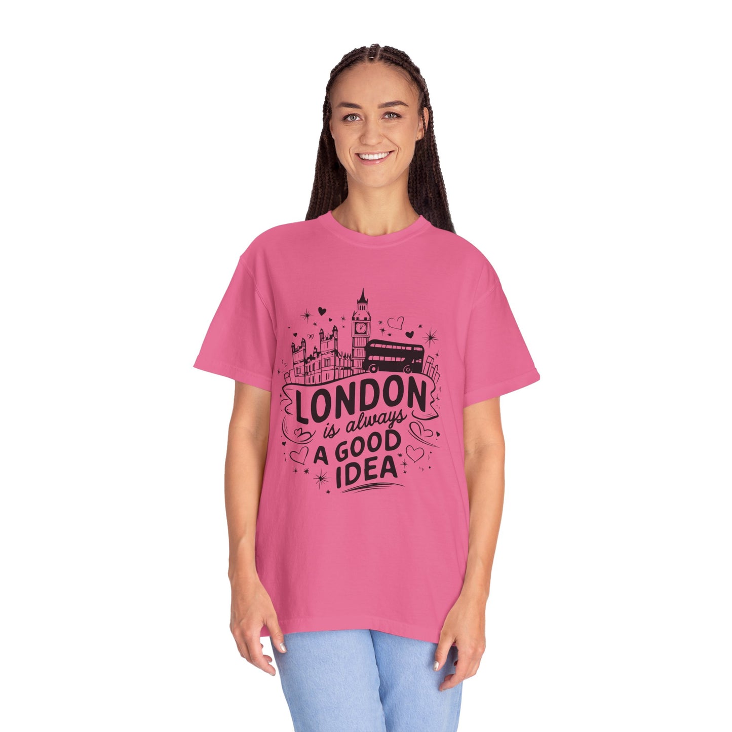 Unisex Garment-Dyed T-shirt - London is Always a good idea