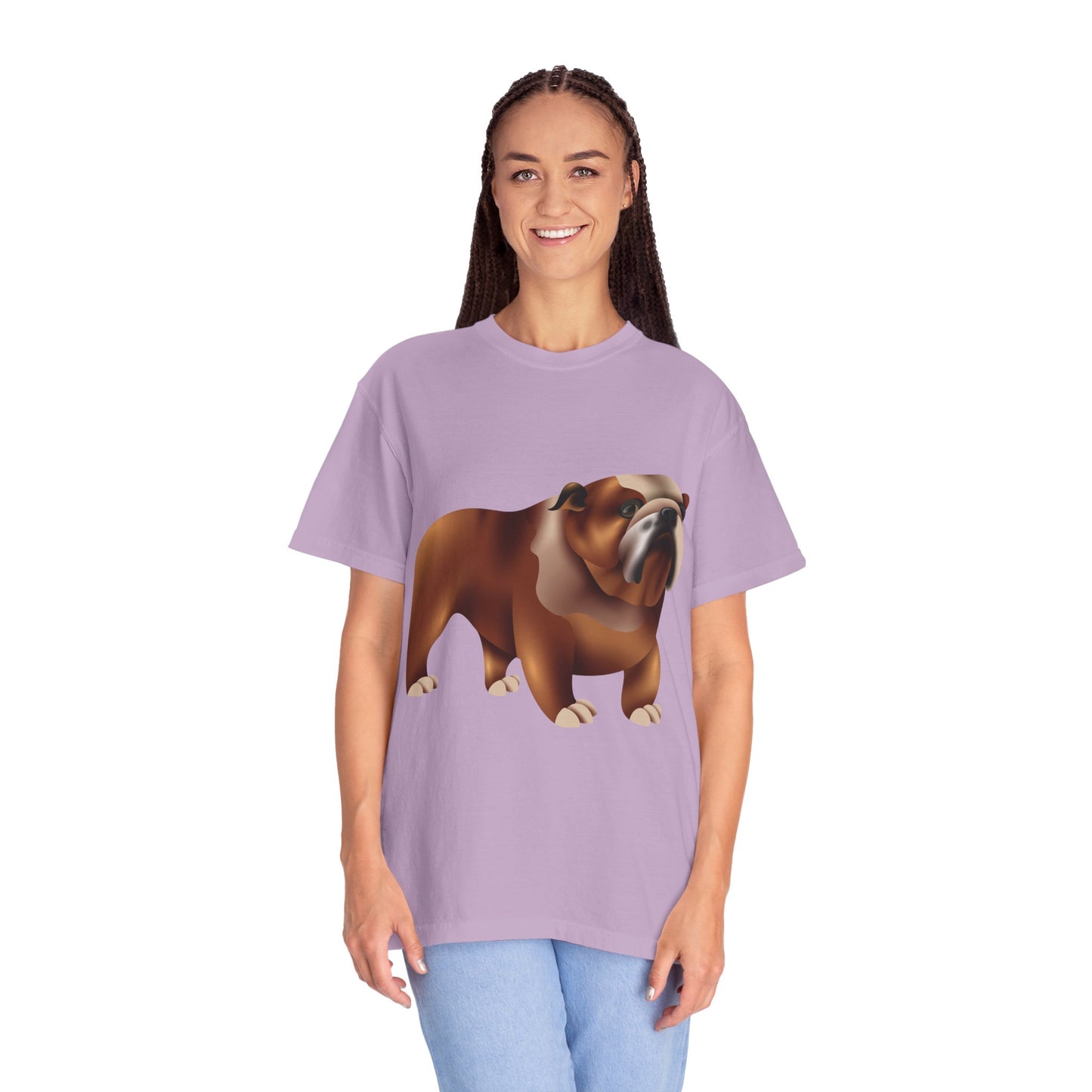 Unisex Garment-Dyed T-shirt - Lovely British Dog