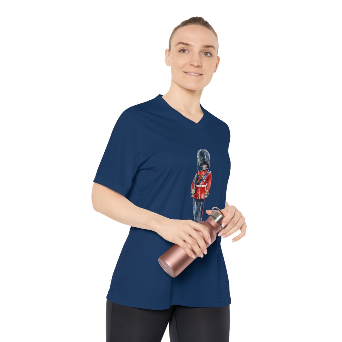 Women's Performance V-Neck T-Shirt - Stylish Activewear - Royal British Guard