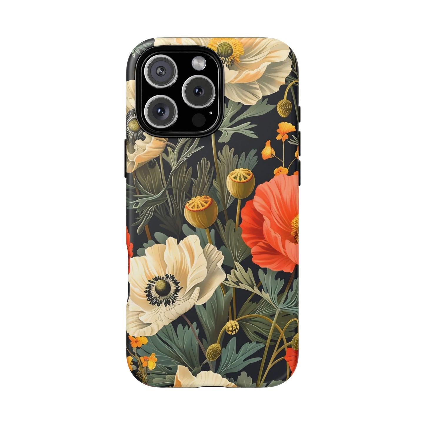 Floral Phone Case - Tough Cases with Vibrant Garden Design, Phone Accessory, Gift for Her, Spring Style, Nature Lover