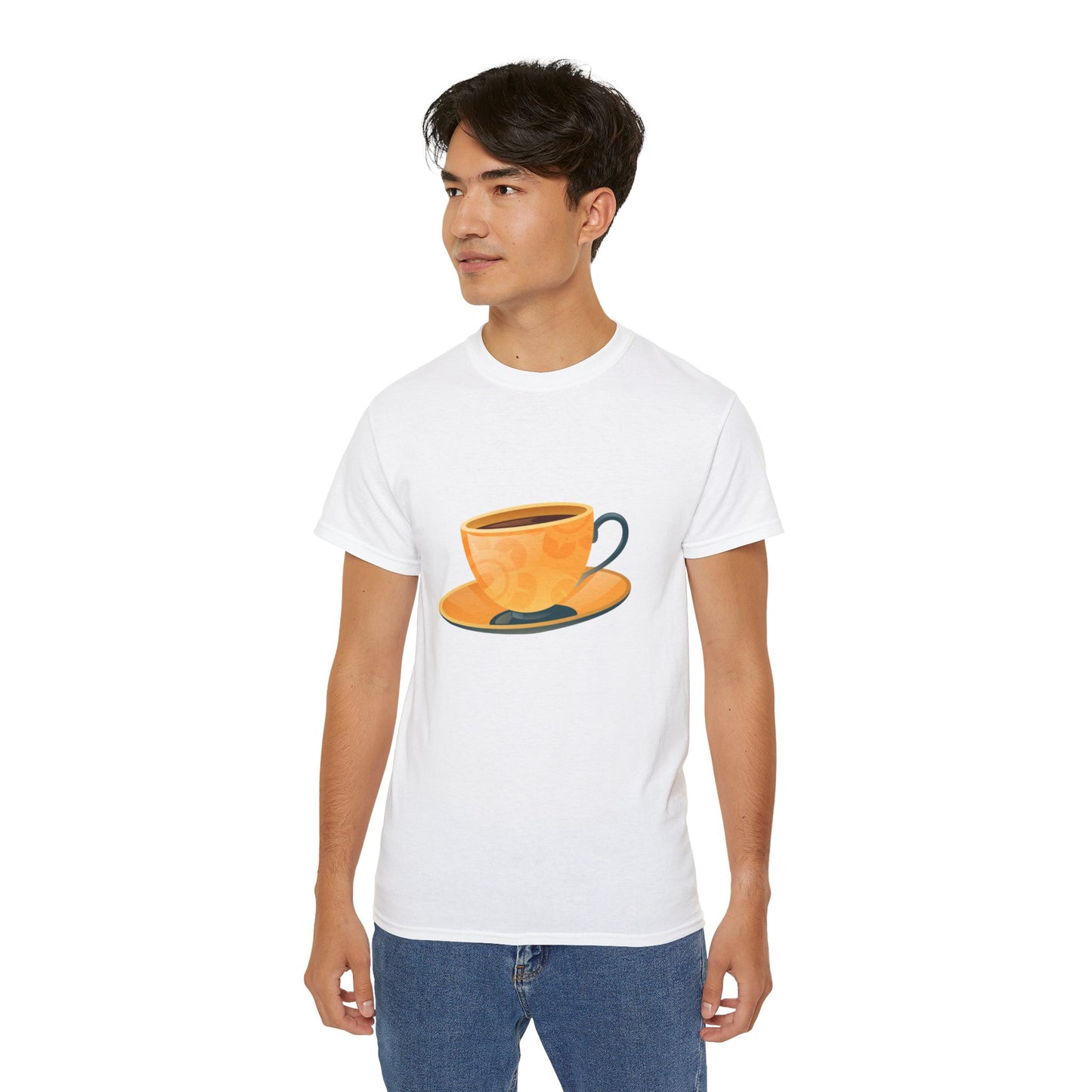 Unisex Ultra Cotton Tee - Elegant British Tea Cup