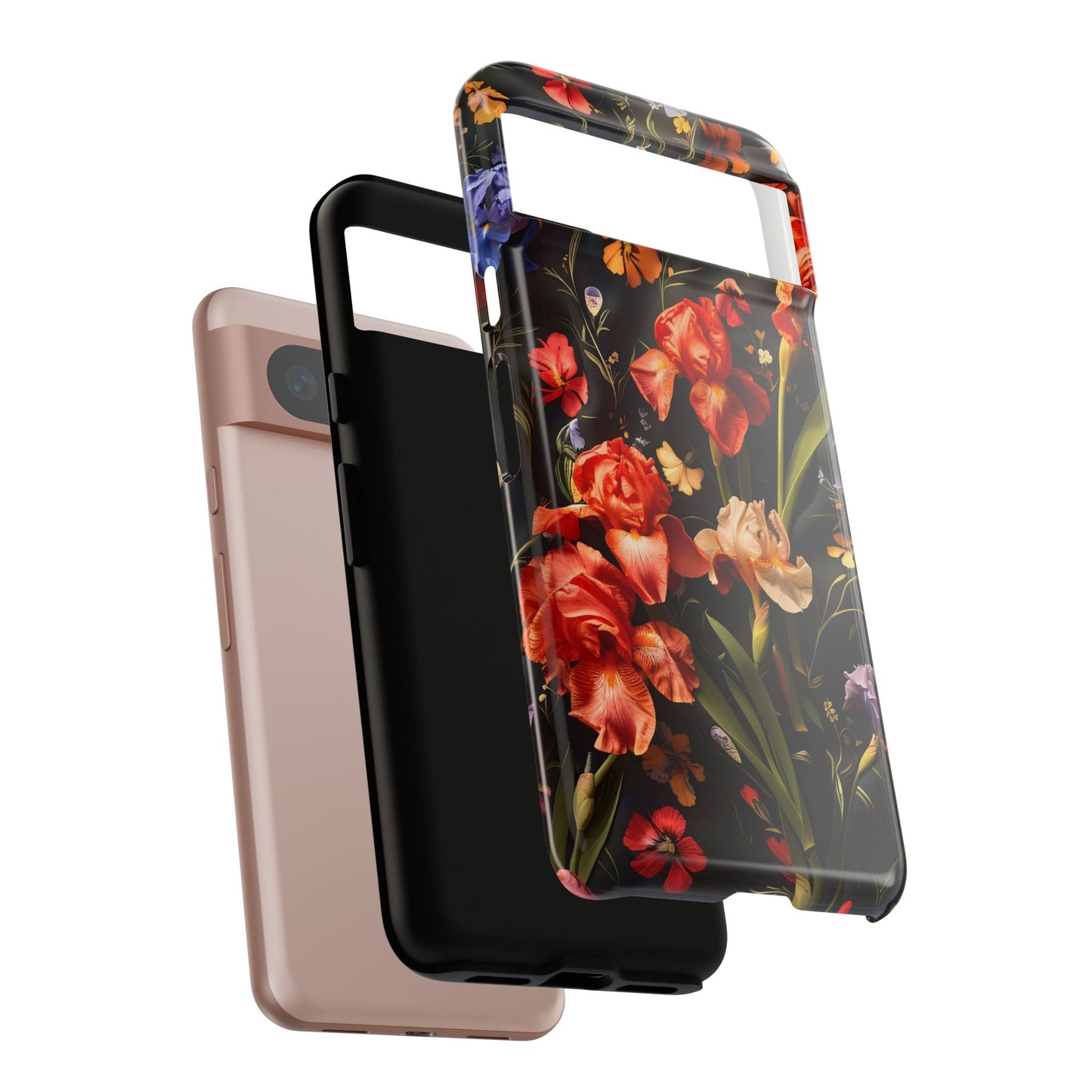 Floral Tough Case for Phone, Durable Protective Phone Cover, Gift for Flower Lovers, Phone Accessories, Spring Vibes