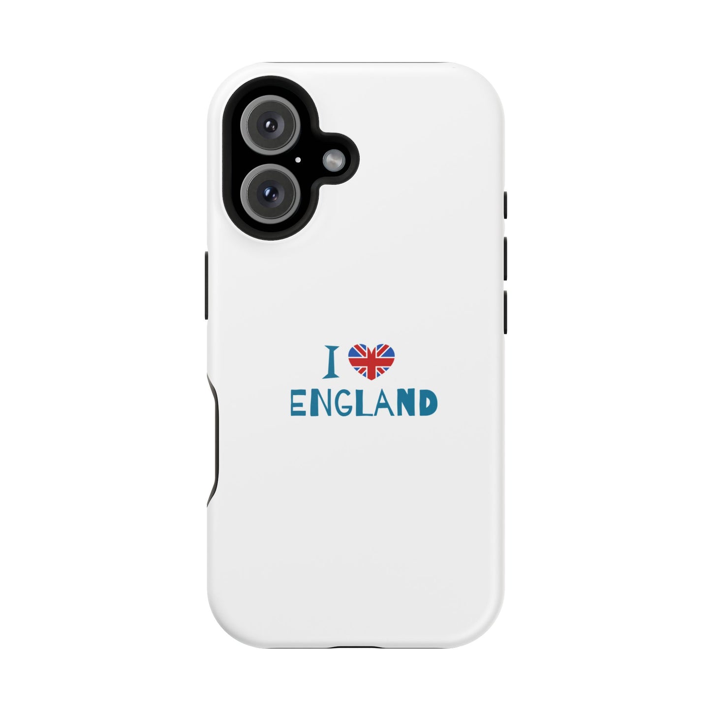 I Love England Magnetic Tough Cases, Phone Cover, Gift for Travelers, Souvenir, England Pride, Durable Phone Protection