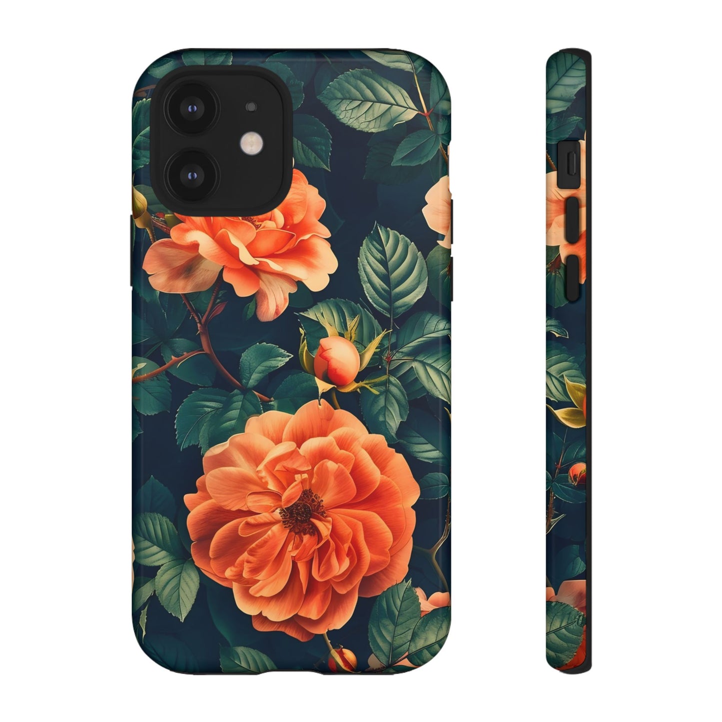 Floral Phone Case, Tough Cases for Nature Lovers, Botanical Design, Phone Protection, Gift for Her, Trending Floral Accessories