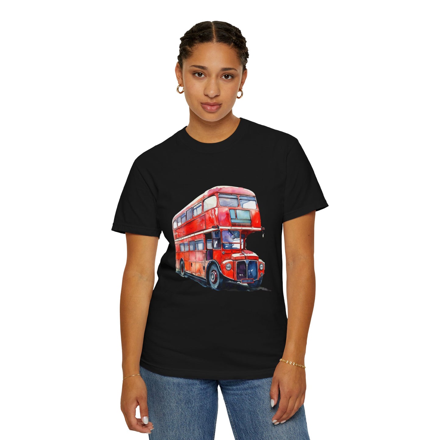 Unisex Garment-Dyed T-shirt - London’s Pride: The Iconic Red Bus